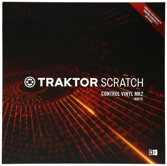 Vinilo de Control Traktor Blanco para Arañazos