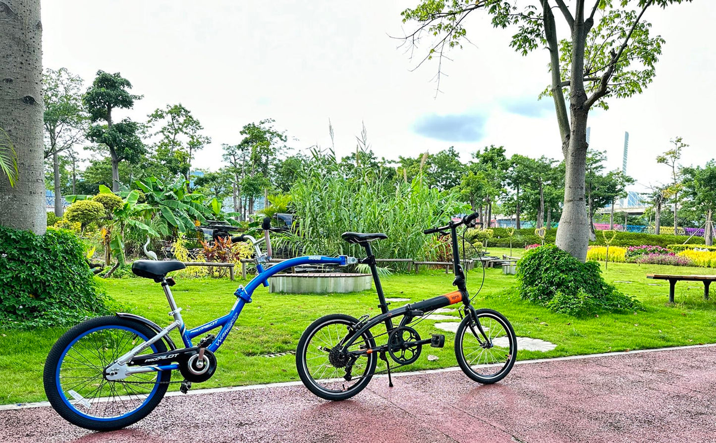 Co-Pilot - Enganche de remolque de bicicleta para Weeride - Kit de enganche y campana de repuesto