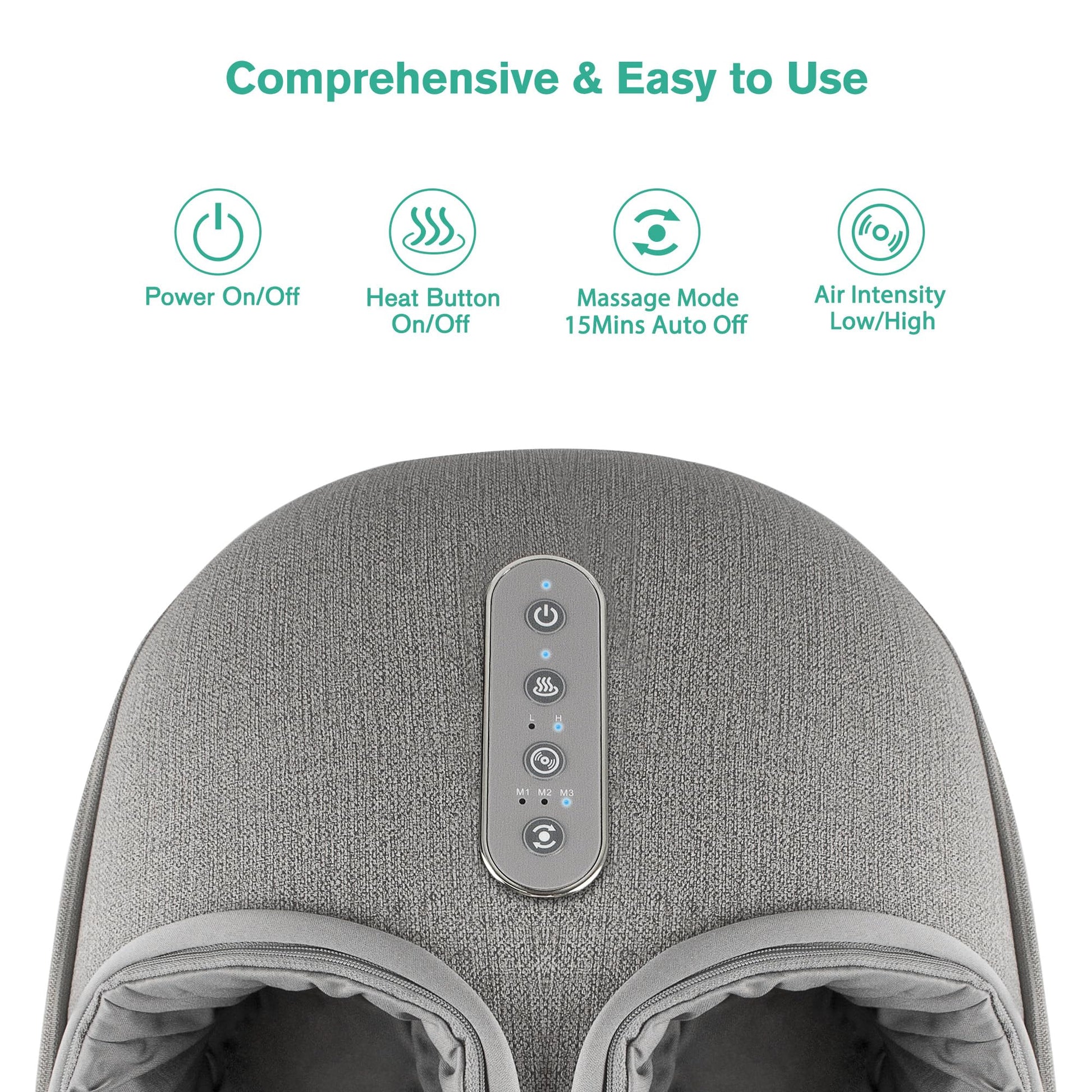 Máquina Masajeadora de Pies con Calor, Masaje Profundo, Alivio para Músculos Cansados y Plantares, Ajustes de Varios Niveles e Intensidad Ajustable para Uso Doméstico u Oficina
