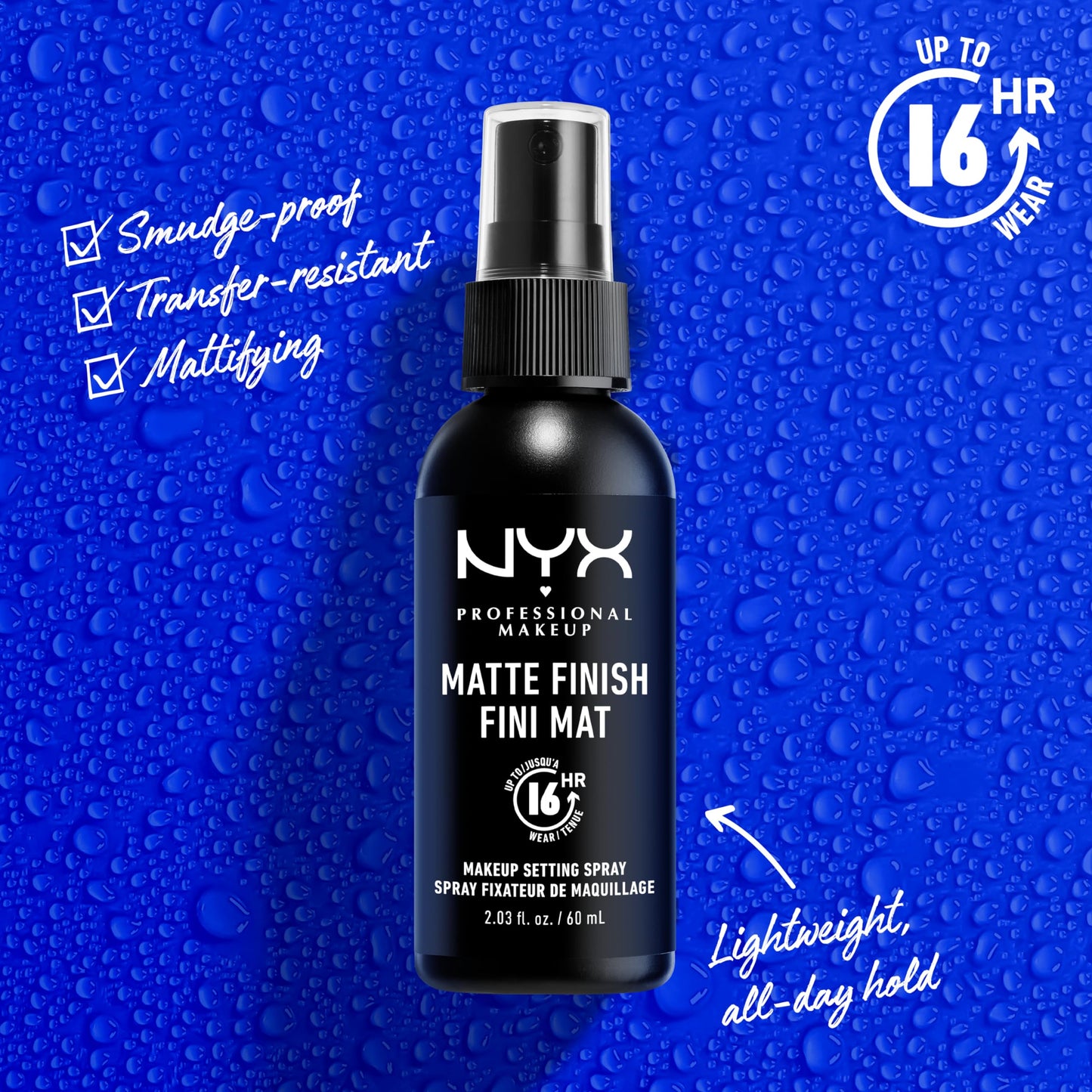 Fijador de Maquillaje NYX Professional Makeup Matte Finish 60ml