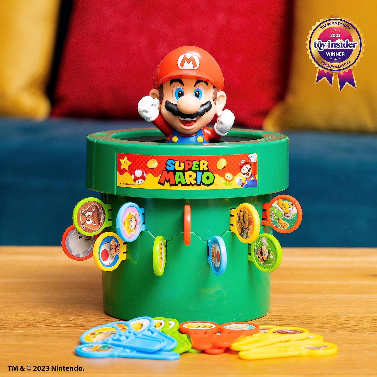 Juego de Mesa TOMY Super Mario Pop Up para Niños Ideas de Navidad