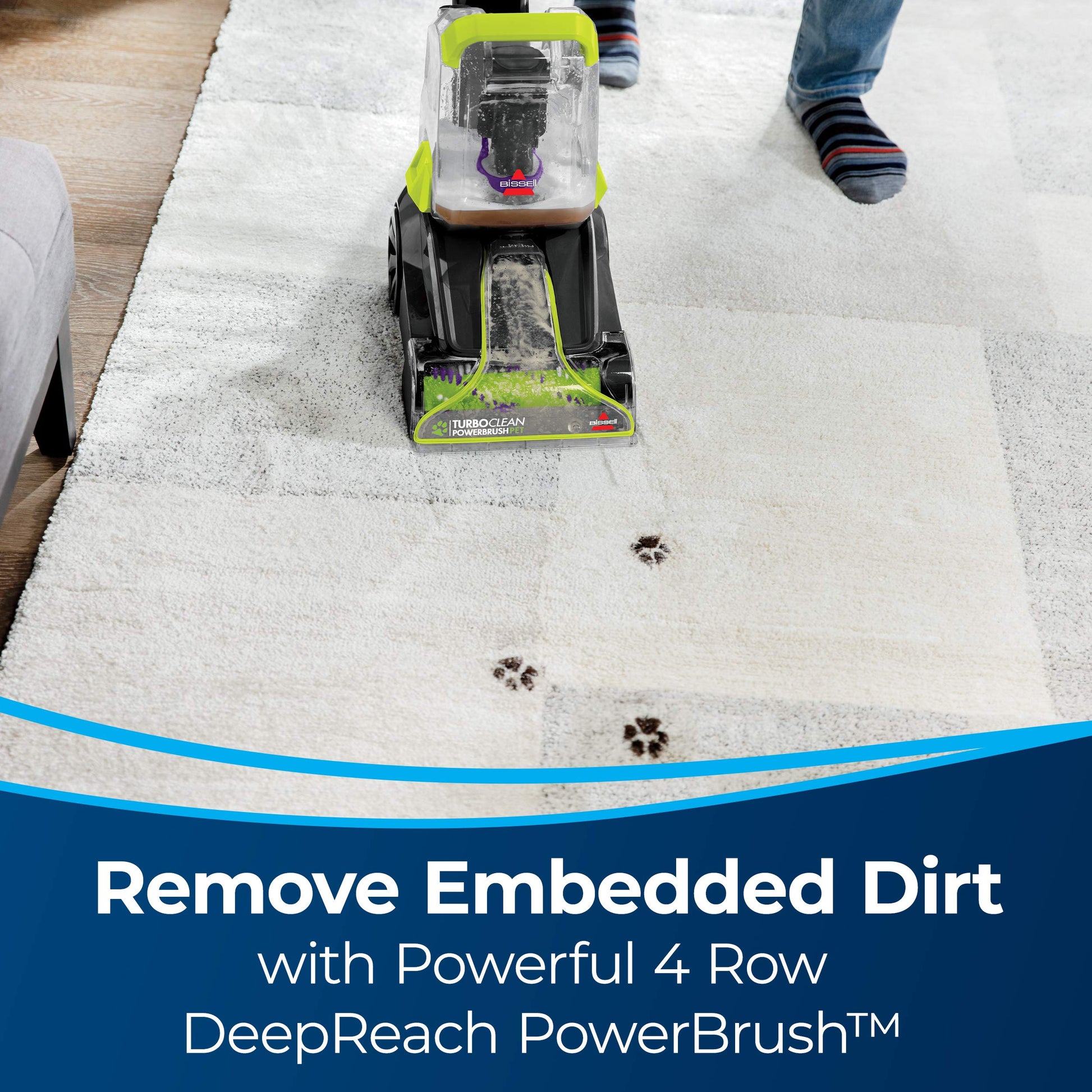 Bissell TurboClean PowerBrush Limpiador de alfombras para mascotas, 2987
