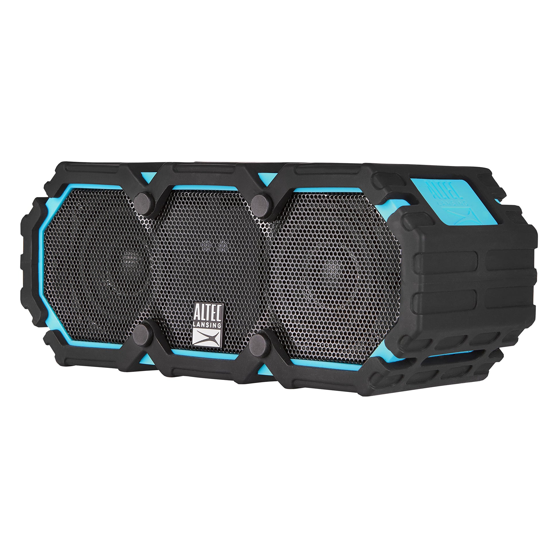 Altec Lansing IMW477-AB Mini Life Jacket 2 Altavoces Portátiles, Inalámbrico y Alámbrico, Batería, Bluetooth/3.5mm/USB, Universal, Rectángulo, Negro/Azul