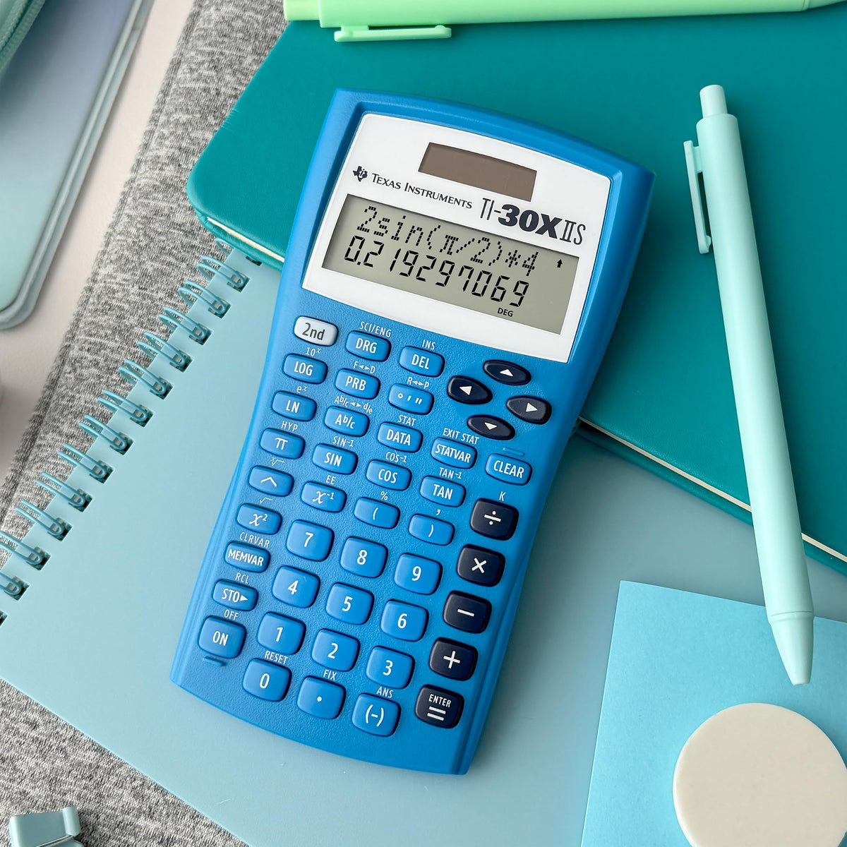 Calculadora Científica Texas Instruments Azul 2 Líneas