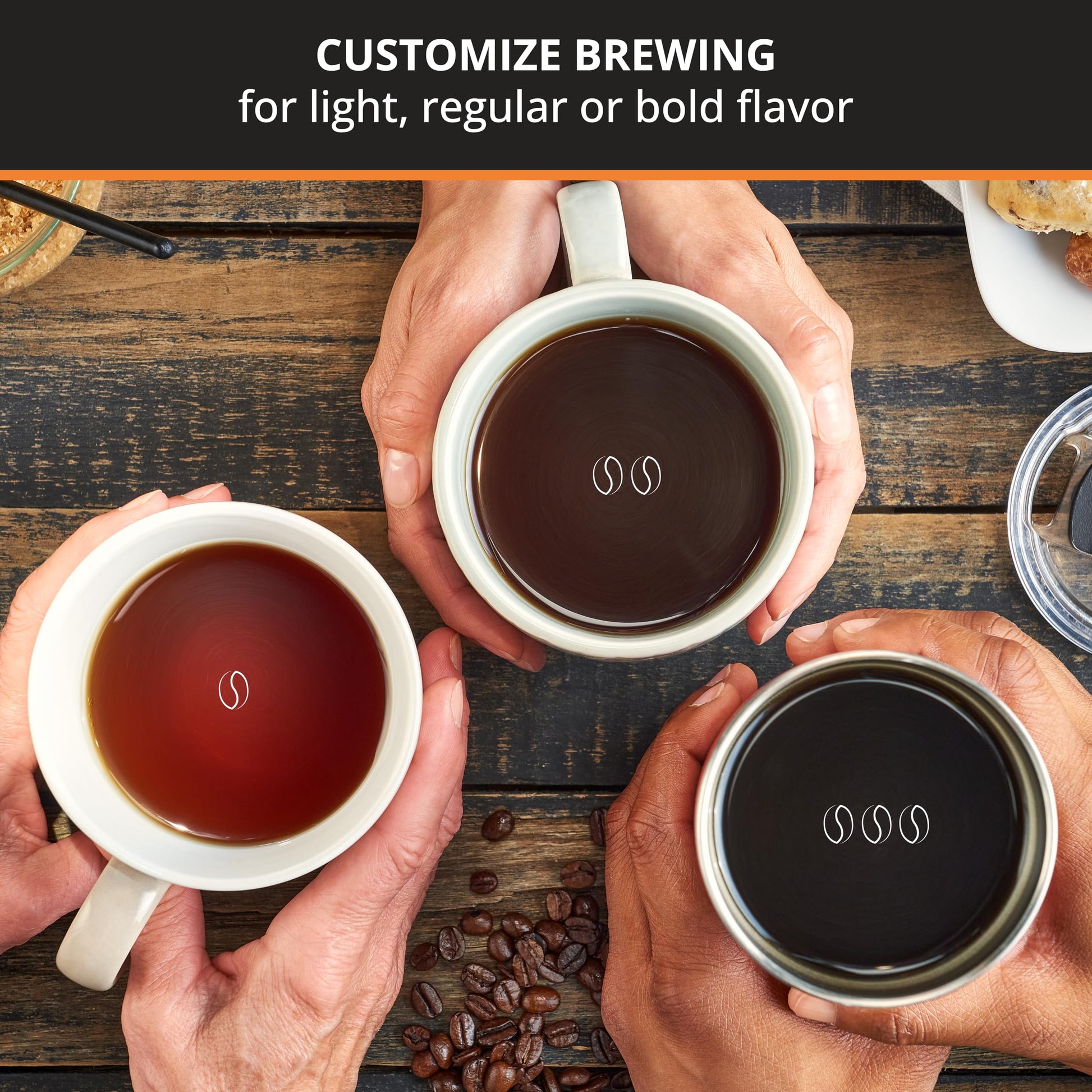 KRUPS Cafetera Simply Brew para 10 tazas de café con filtro permanente lavable con sistema antigoteo, función para mantener caliente el café. Incluye cuchara dosificadora KM205D50
