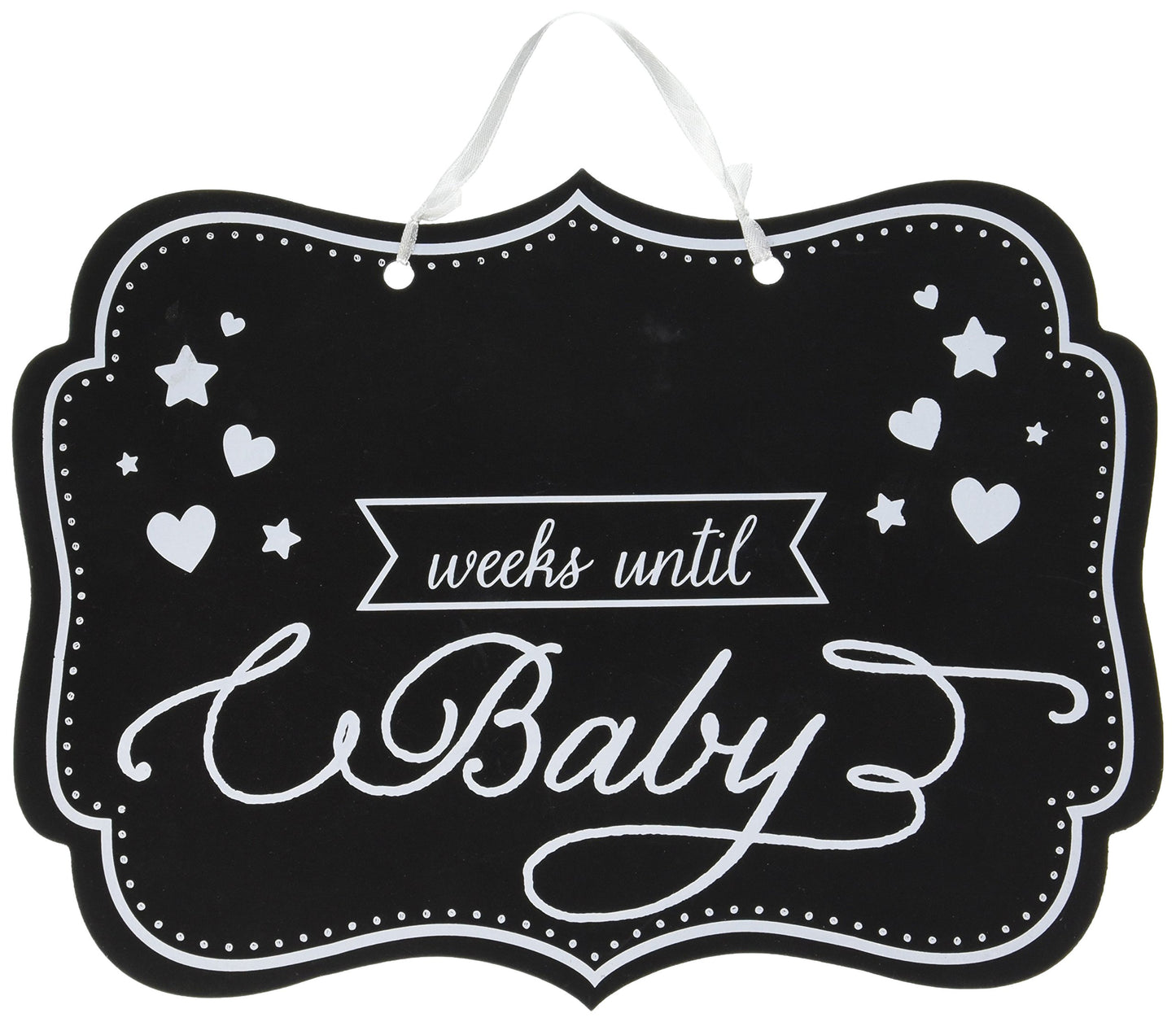 Amscan Weeks Until Baby - pizarrón para bebé, 1 pieza
