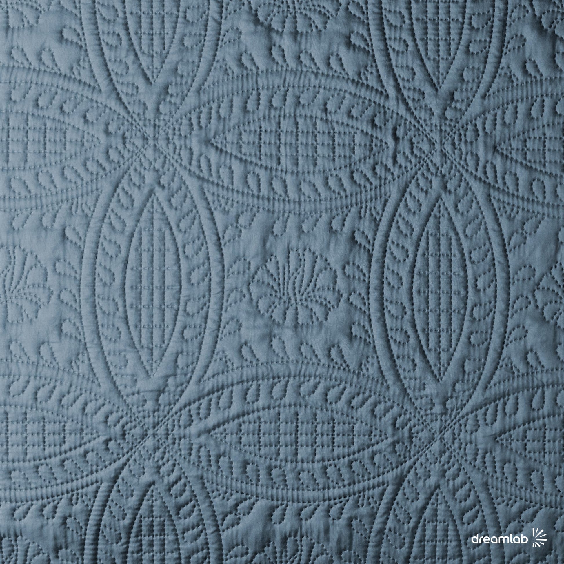 Colcha Ligera Dreamlab Azul Mezclilla Capitonada para Todas las Estaciones 210x240 cm
