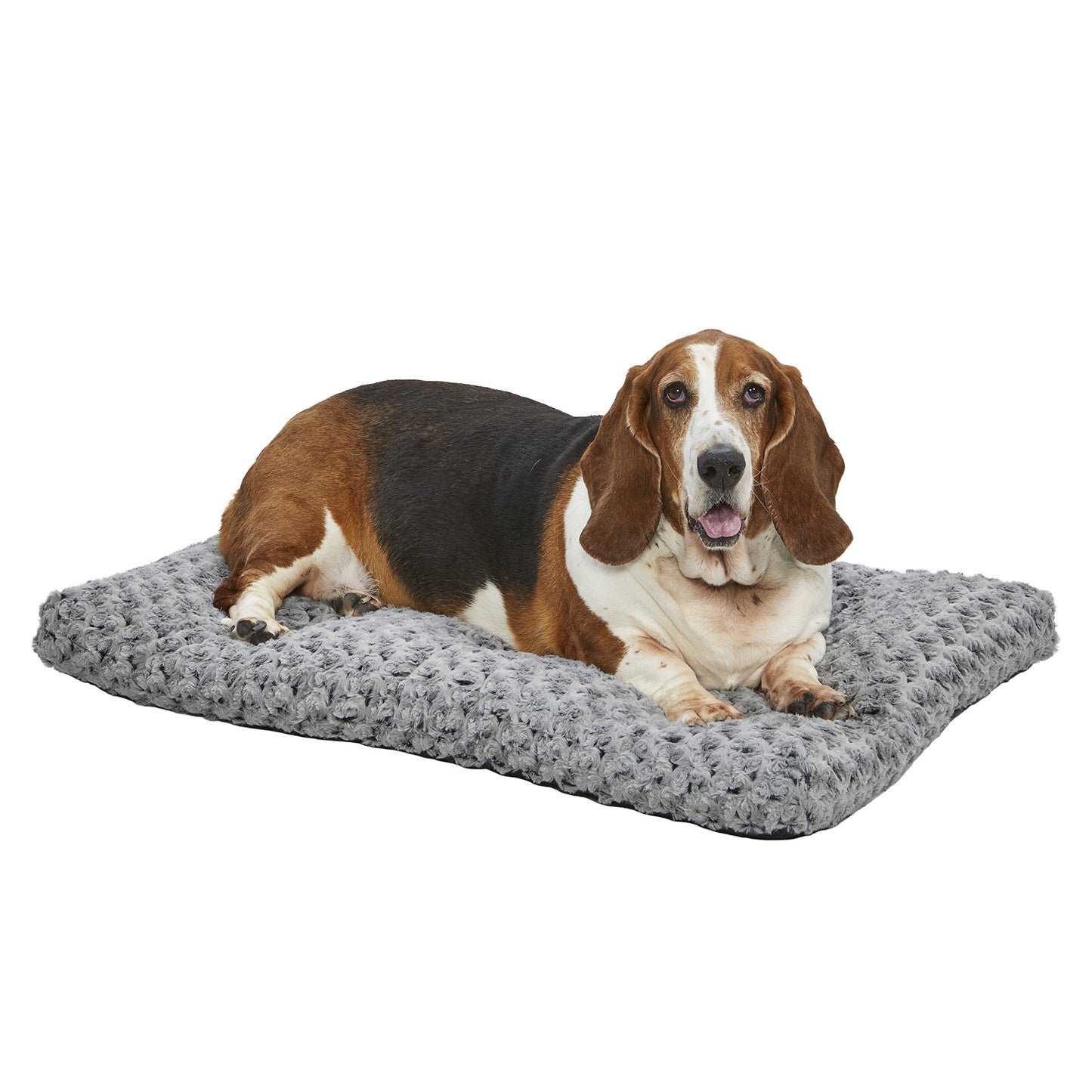 Cama para Mascotas MidWest Quiet Time Deluxe Gris Degradado en Espiral