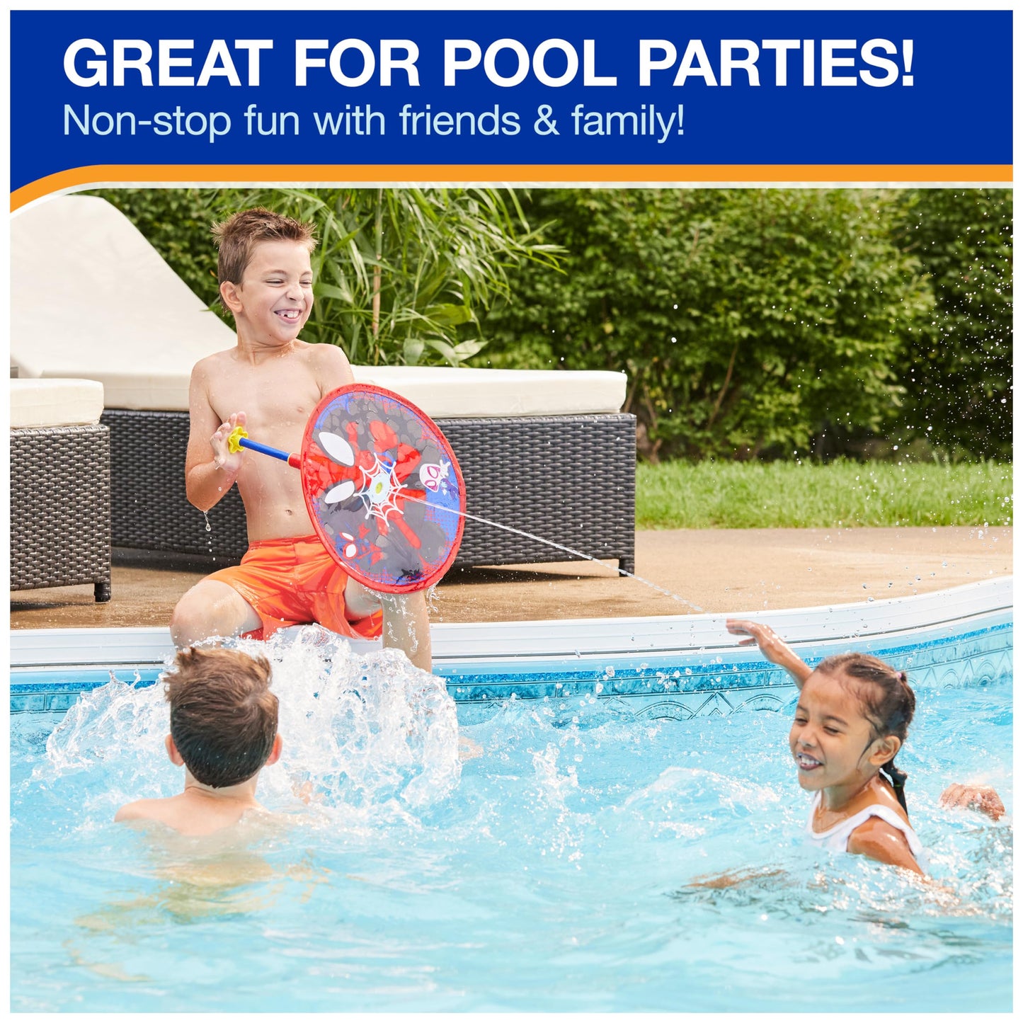 Blaster SwimWays Spiderman Shield