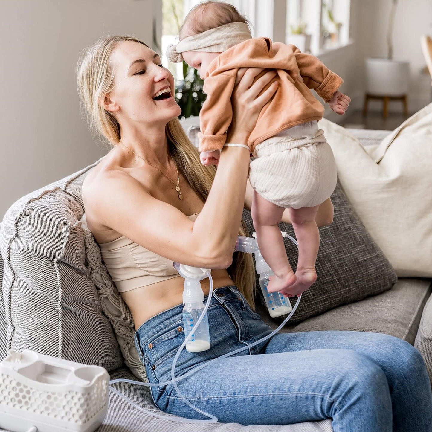 Botellas de Almacenamiento y Recolección de Leche Materna Dr. Brown's 4 Onzas Paquete de 4