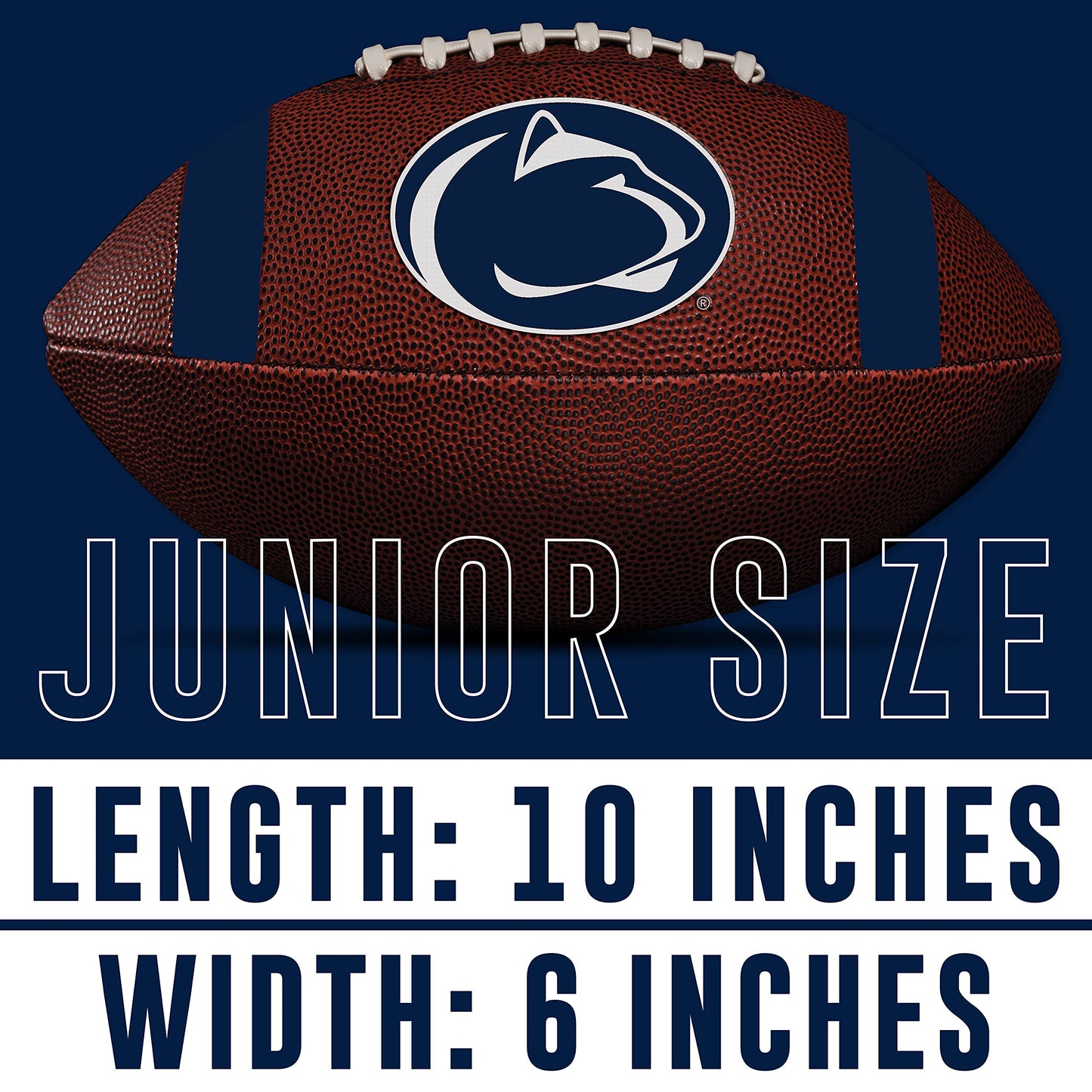 Franklin Sports Penn State Nittany Lions - Fútbol Juvenil para niños, NCAA - Fútbol Oficial del Equipo Universitario con Logotipos del Equipo, Talla Junior