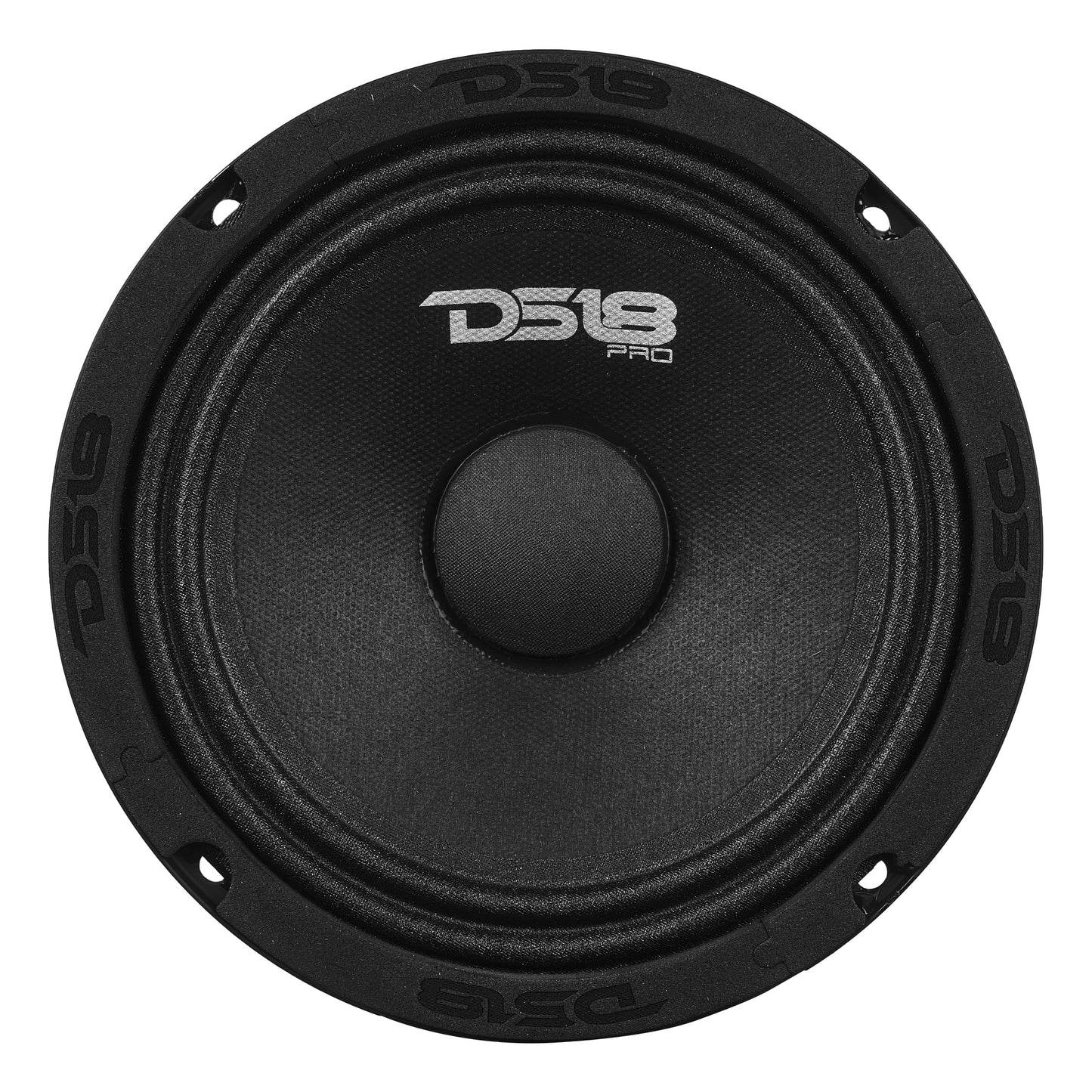 Paquete Completo de Altavoces DS18 Rojo Con Rango Medio de 6 Pulgadas y Agudos de Aluminio para Coche o Camión