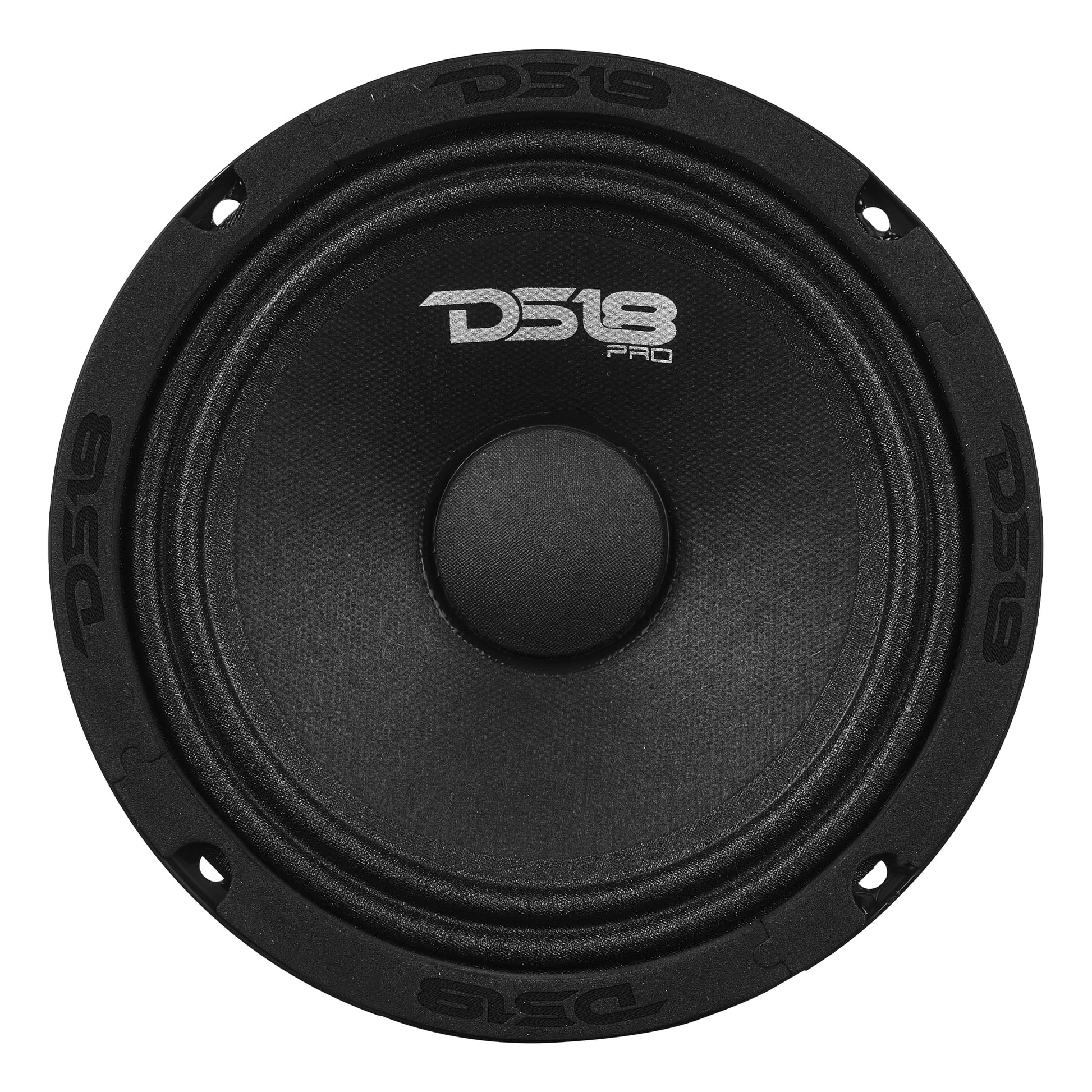 Paquete Completo de Altavoces DS18 Rojo Con Rango Medio de 6 Pulgadas y Agudos de Aluminio para Coche o Camión