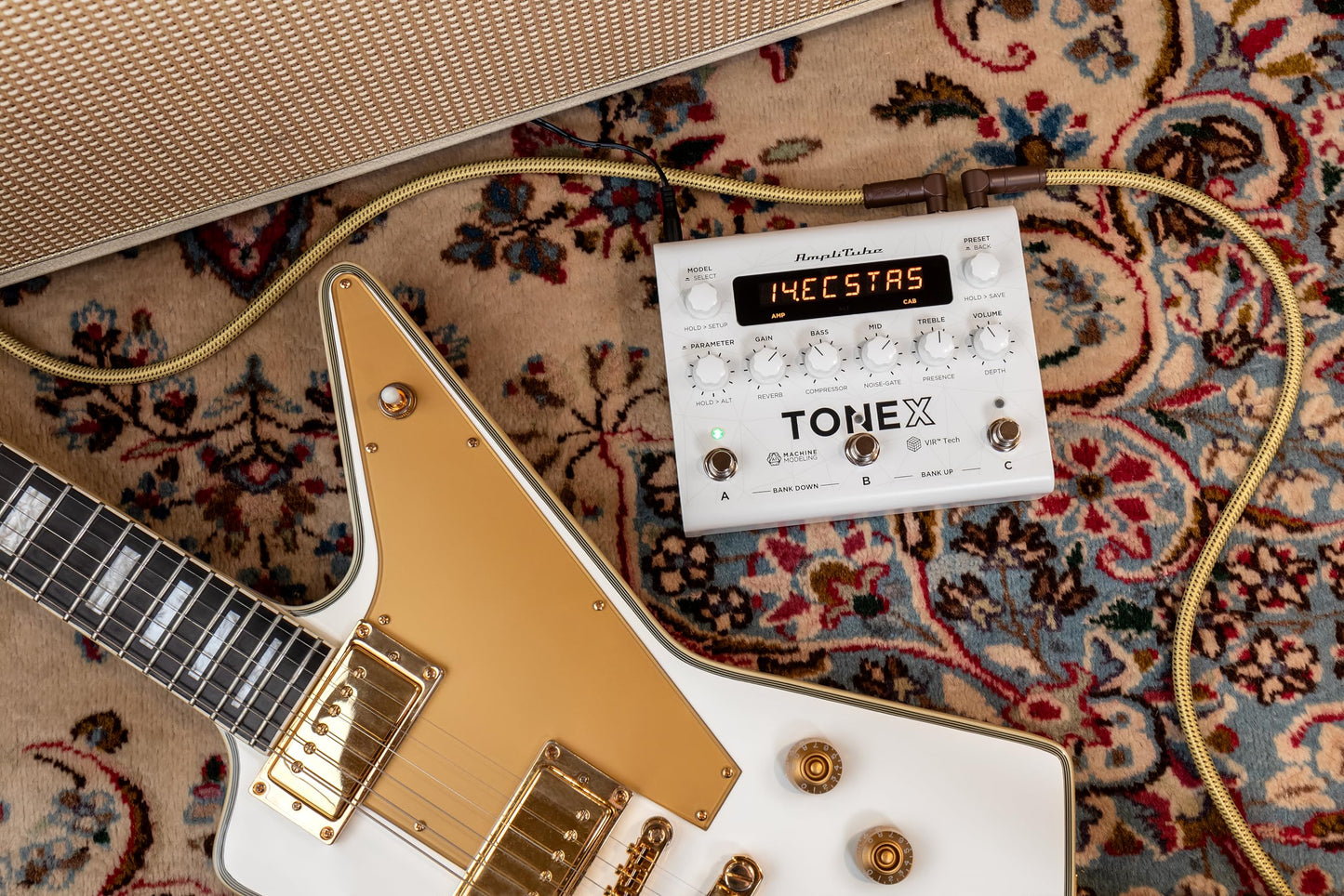 IK Multimedia TONEX Pedal Edición Limitada AI Machine Learning Pedal multi efectos: modelo de tono cualquier amplificador de guitarra eléctrica, pedal de guitarra, pedal de distorsión, pedal de
