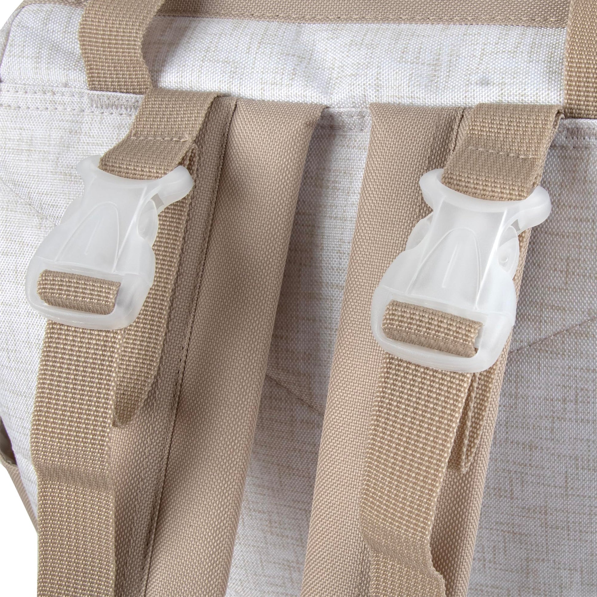 Baby Essentials - Mochila de pañales con marco principal súper enfriadora con cambiador, correas para carriola, compartimento aislado para botellas