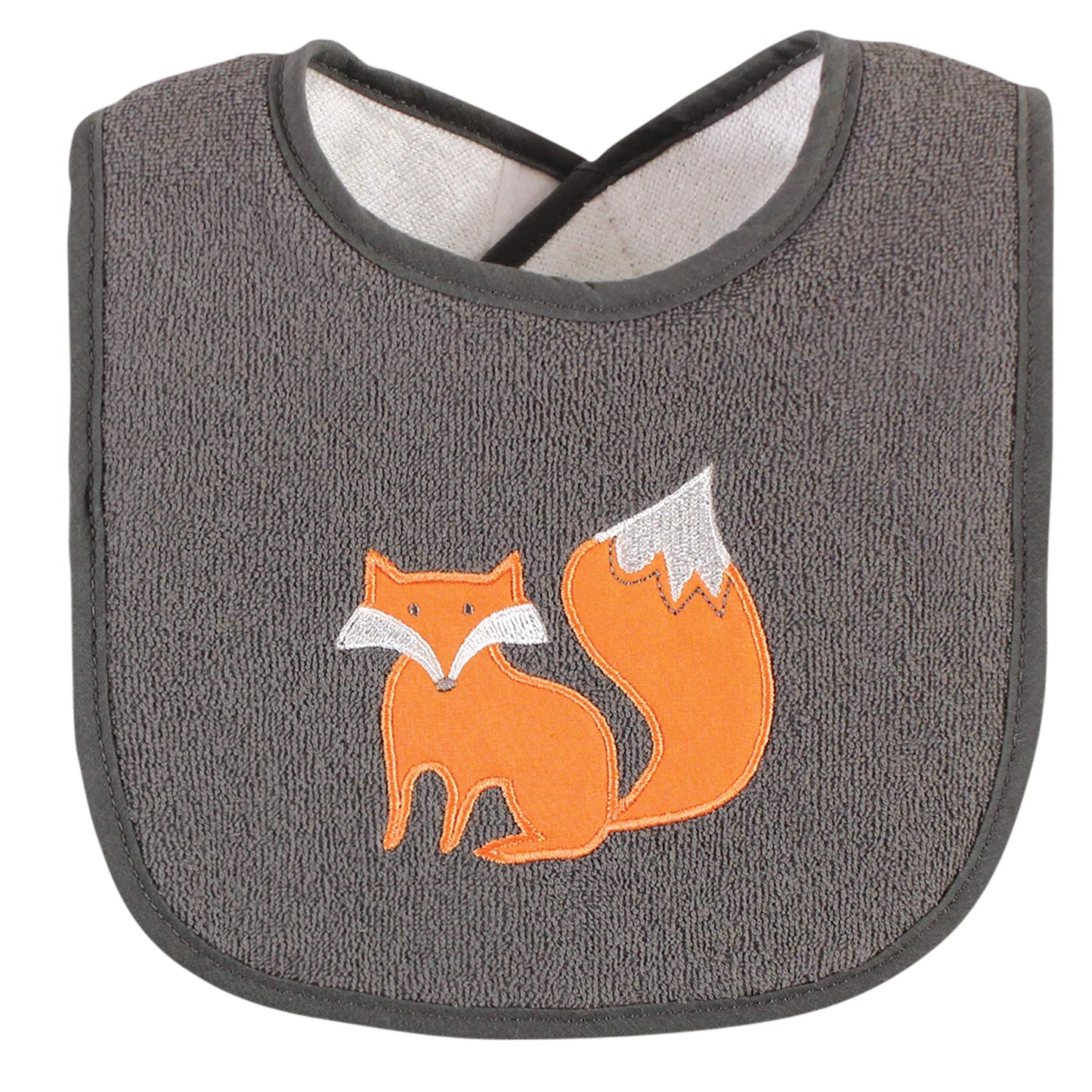 Hudson Baby - Baberos unisex de algodón de rizo con relleno de fibra, bosque para niños, talla única