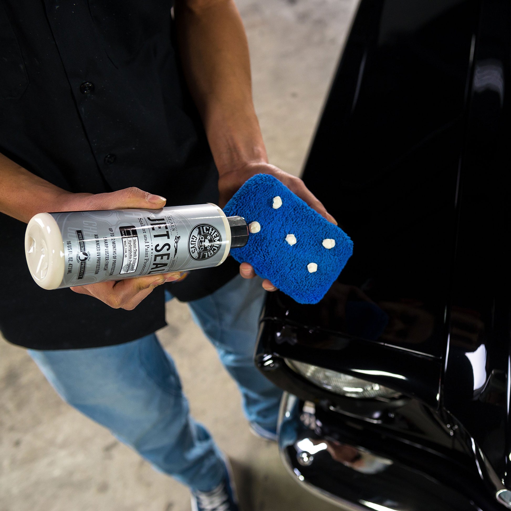 Chemical Guys Kit de protección y abrillantado de Pintura JetSeal + Pete'S 53, Seguro para Coches, Camiones, Motos, vehículos recreativos y más (6 artículos)