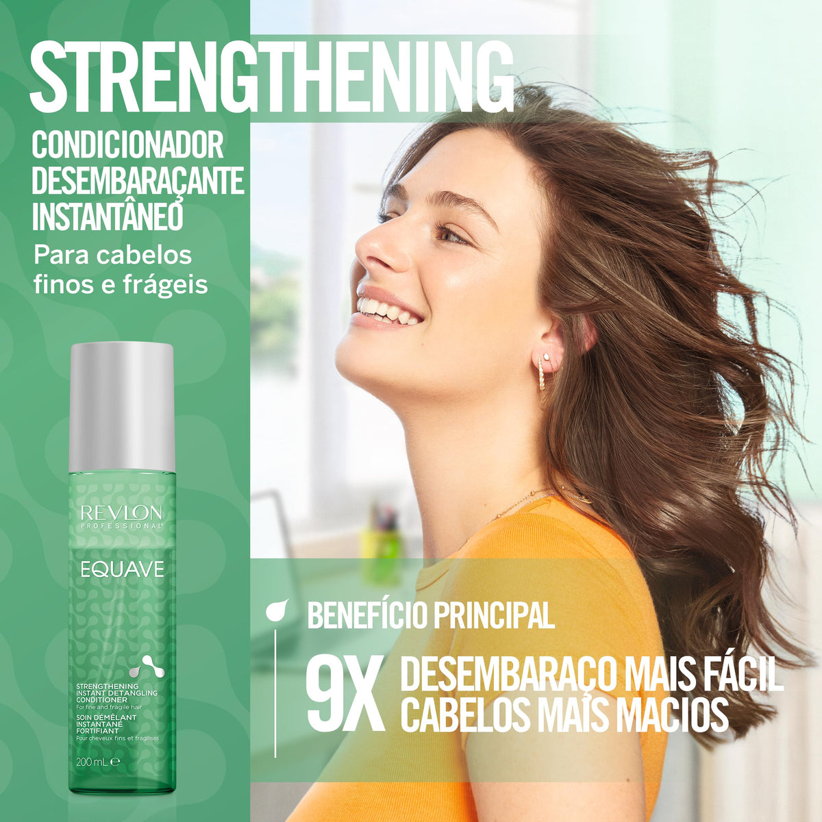 REVLON PROFESSIONAL EQUAVE STRENGTHENING DETANGLING CONDITIONER PARA CABELLO FRAGIL 200ml