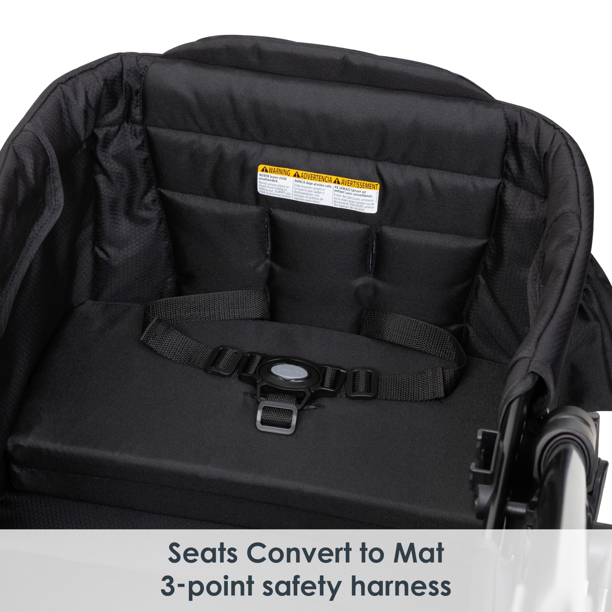 Baby Trend Expedition 2 en 1 Vagón de paseo, Ultra Black