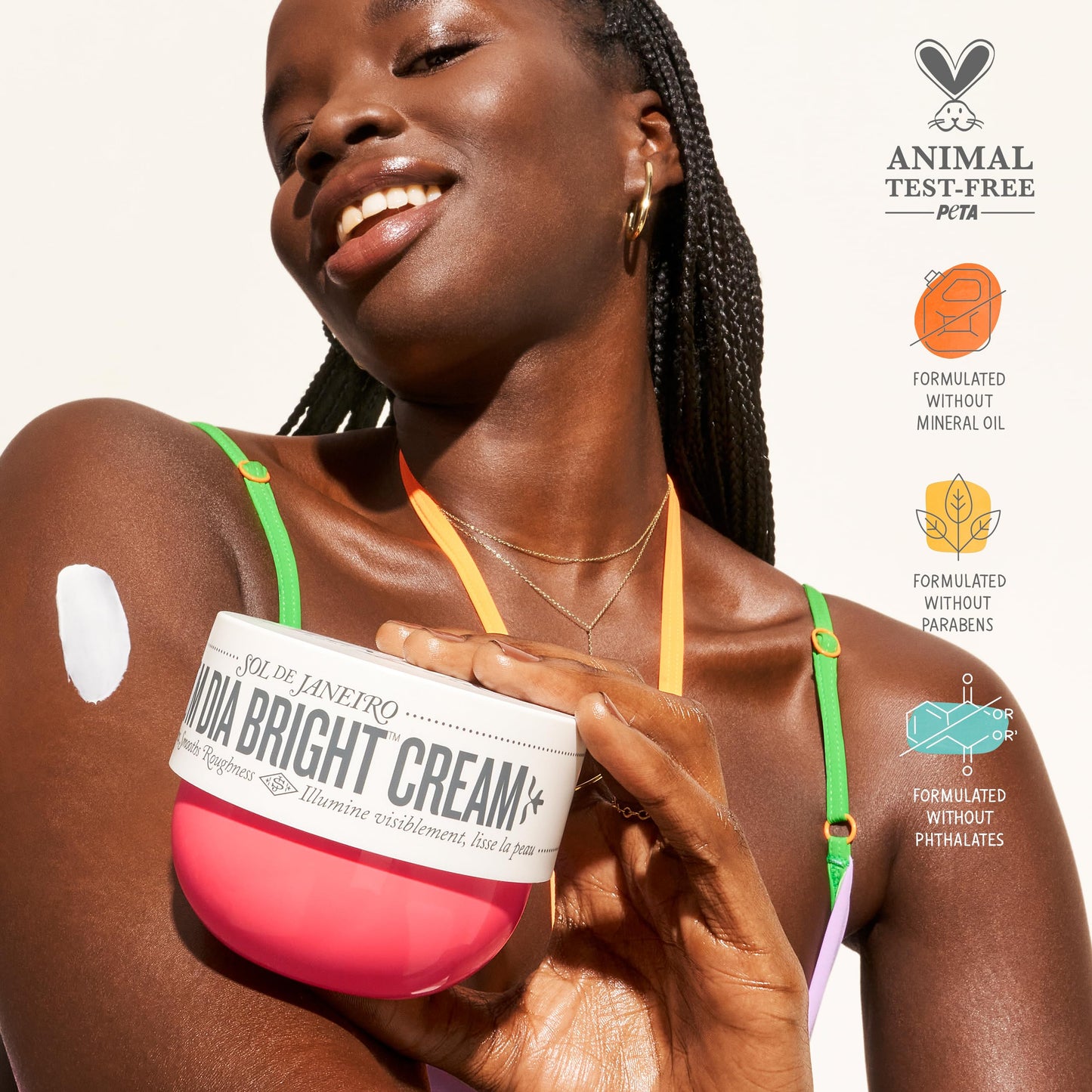 Bom Dia Bright Cream by Sol de Janeiro for Unisex - 8 oz Cream