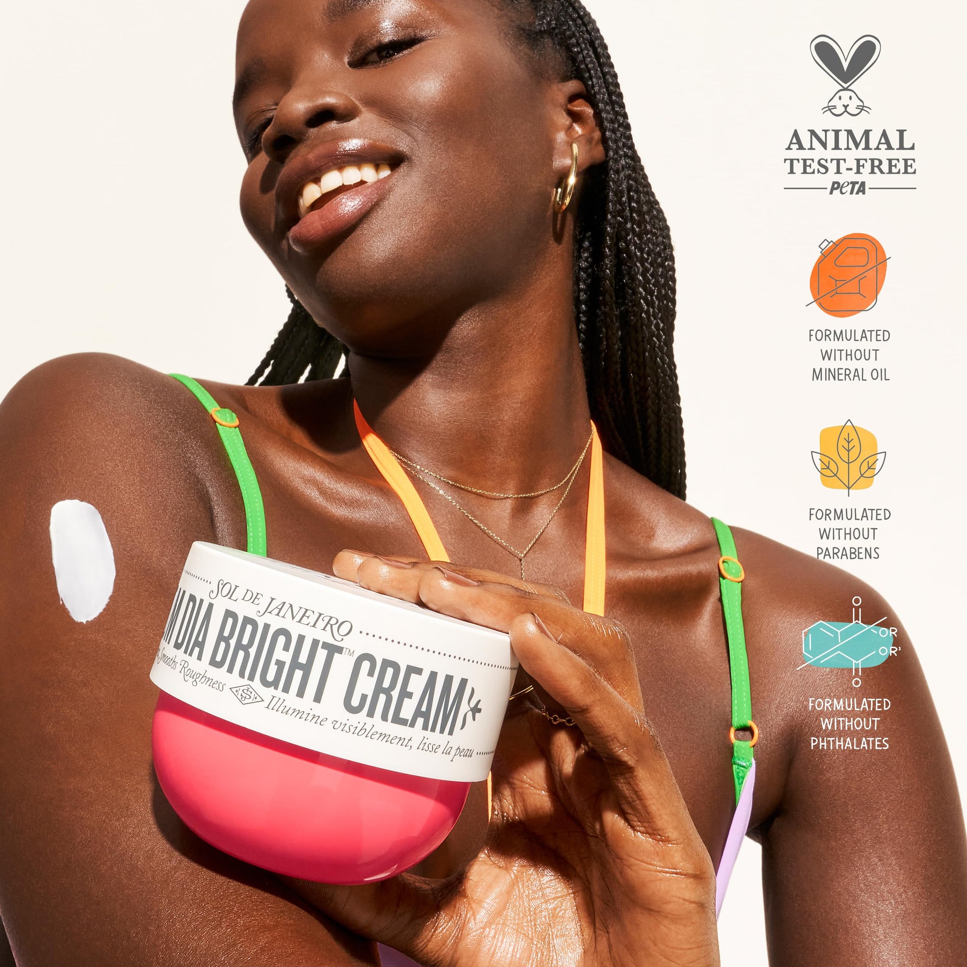 Bom Dia Bright Cream by Sol de Janeiro for Unisex - 8 oz Cream