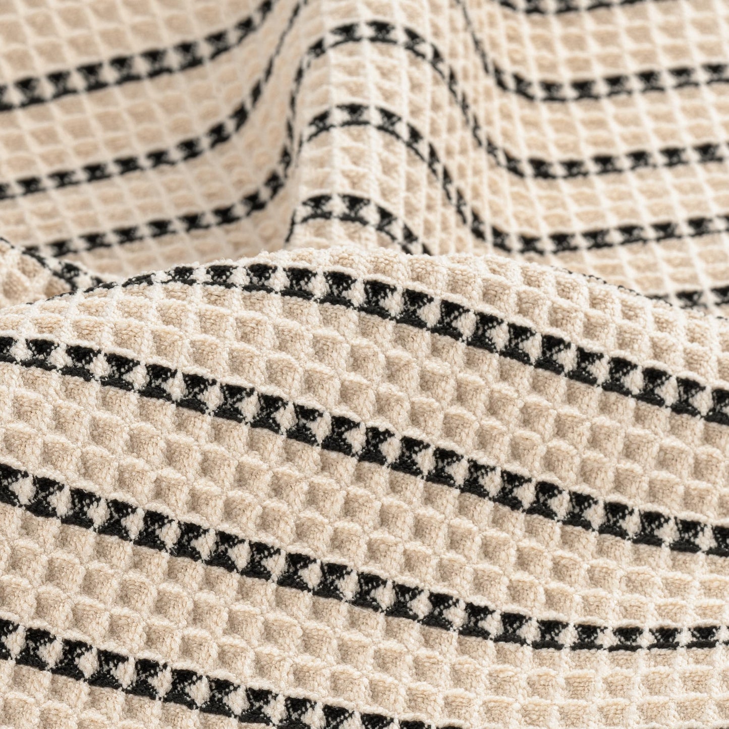 Polyte Toalla Facial de Microfibra Waffle 430 gsm, 33.0x33.0 cm