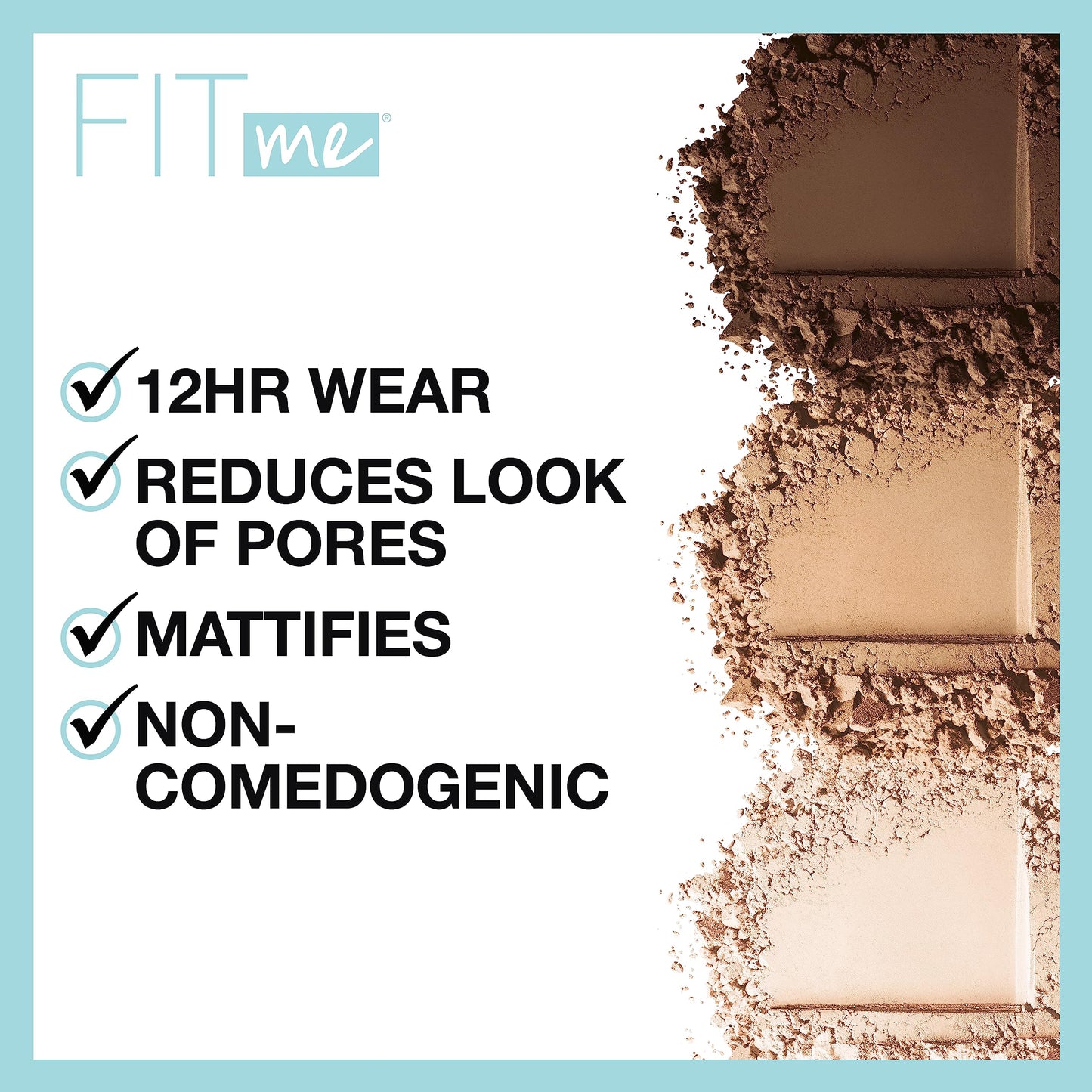 Polvo de Rostro Prensado Maybelline Fit Me Matte Poreless Java