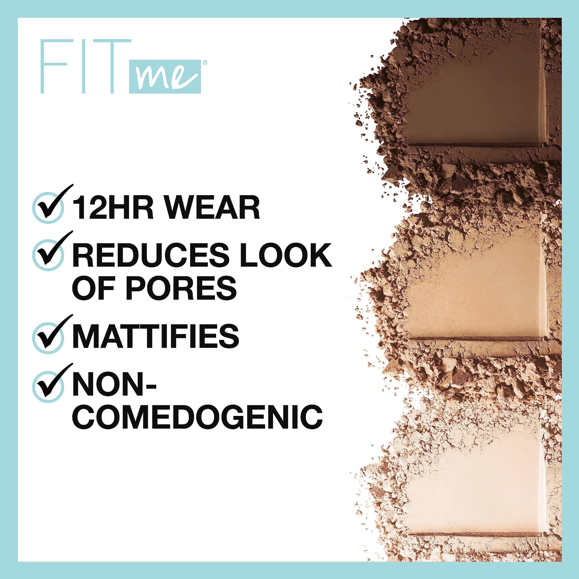 Polvo de Rostro Prensado Maybelline Fit Me Matte Poreless Java