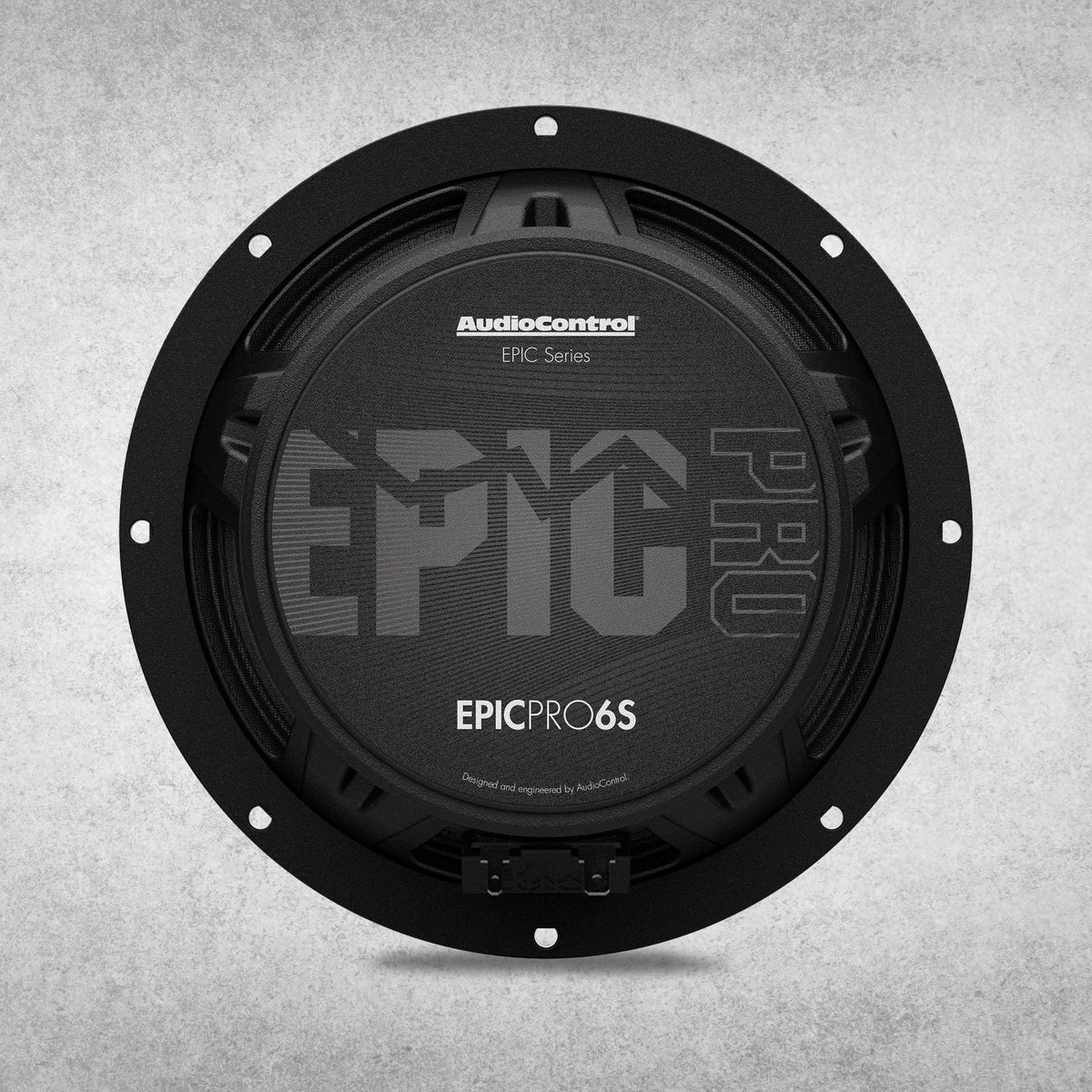 Altavoces Delgados AudioControl EPICPRO6S Negro de 6.5 Pulgadas con 200 W RMS y Montaje Superficial