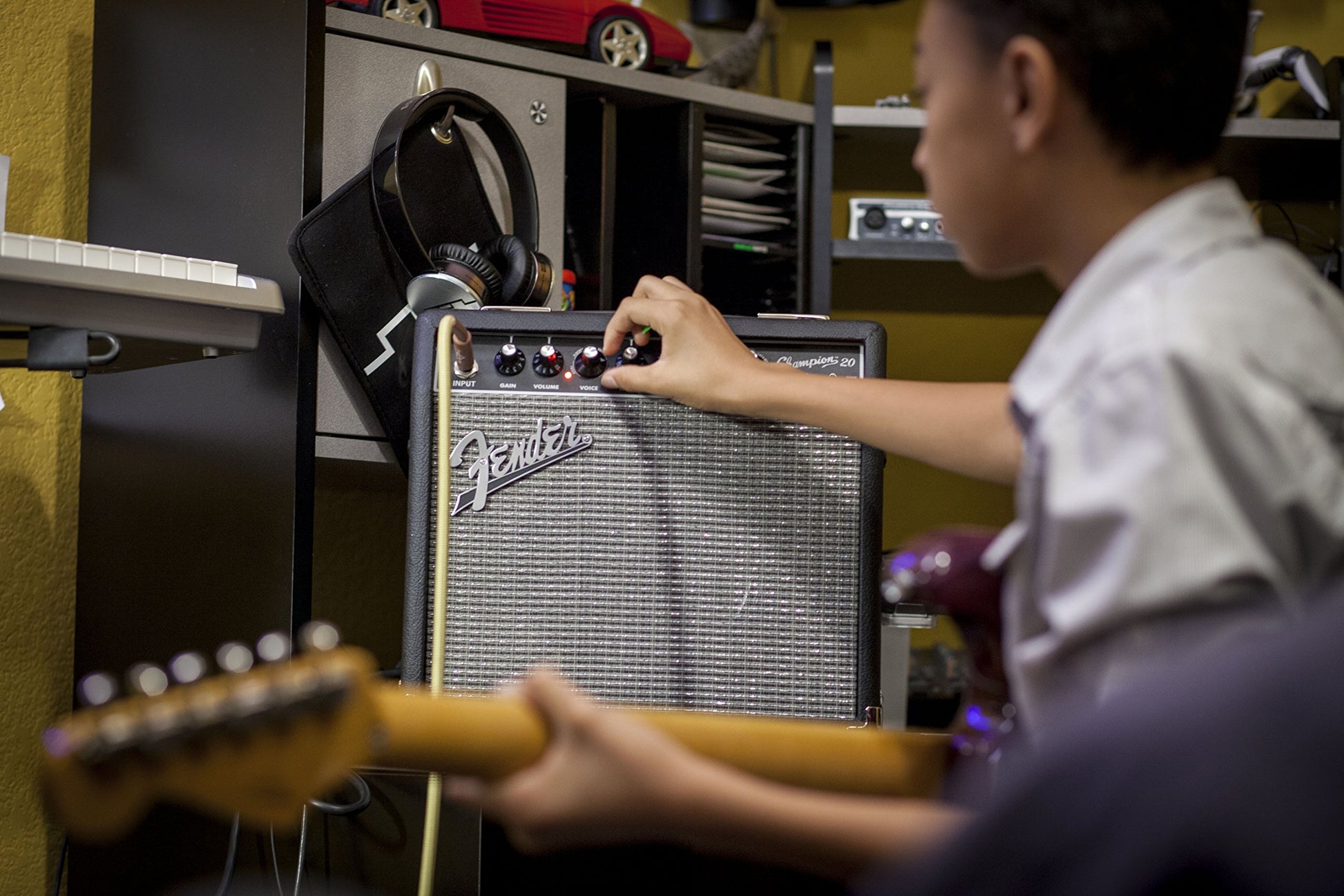 Fender Champion 20 - 20-Watt, Amplificador de Guitarra Eléctrica