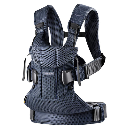 BABYBJÖRN New Baby Carrier One Air 2019 Edition, Mesh, Navy Blue