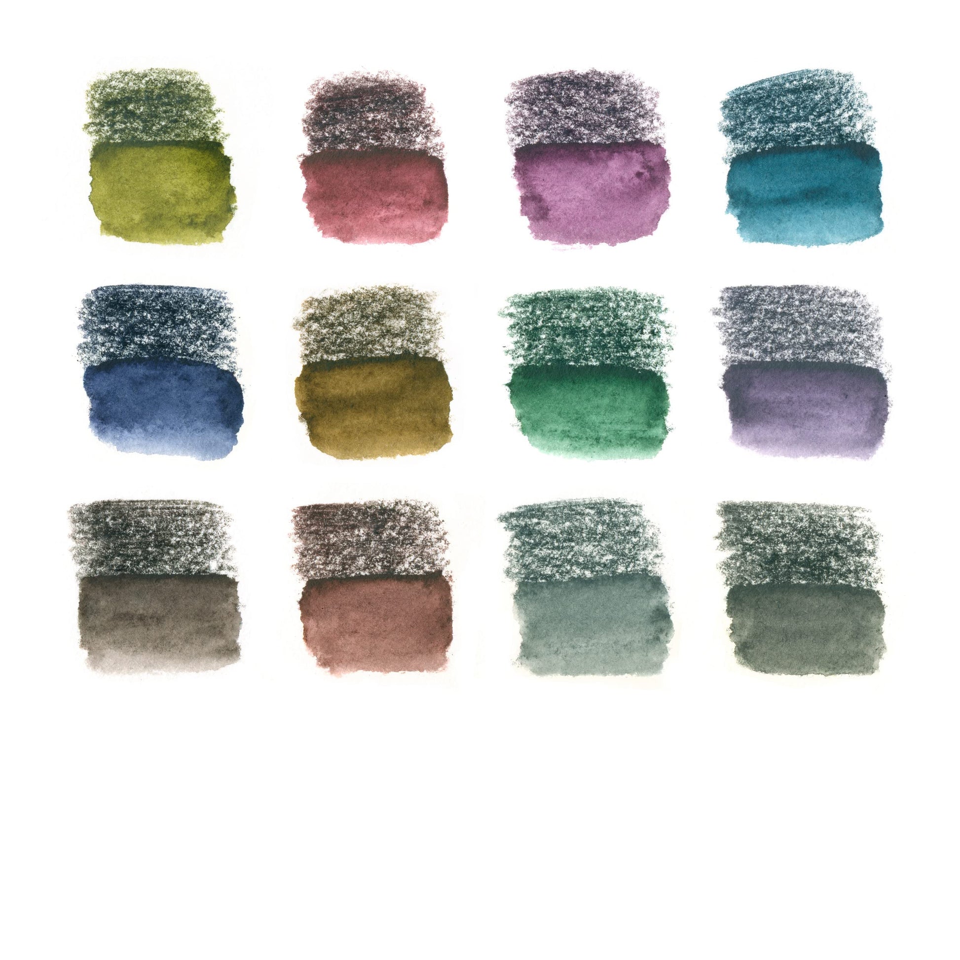 Staedtler - Lápices de grafito tintados solubles en agua, juego de acuarela, preafilados, 12 colores en lata de metal, 14610T M12