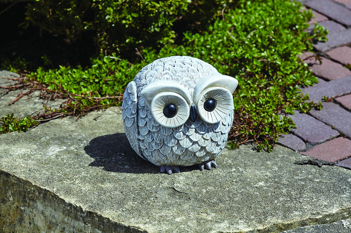 Roman Owl Altavoz Bluetooth, 6.75 Pulgadas, Gris Claro