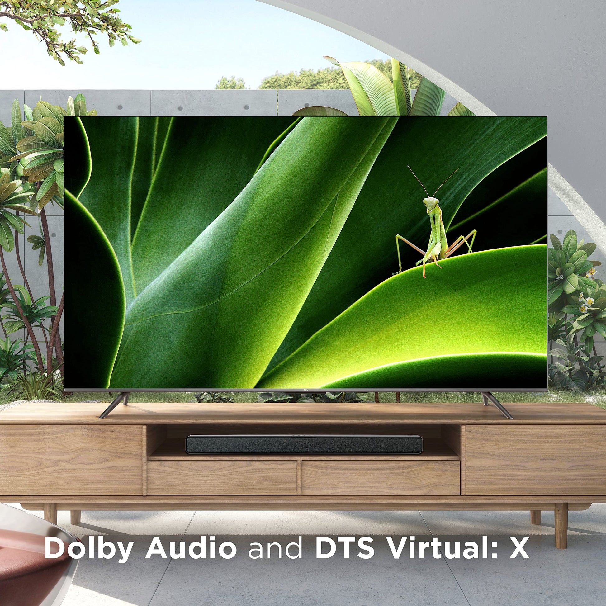 Barra de Sonido TCL Negro de 3.1 Canales con Subwoofer Inalámbrico y Dolby Audio para Hombre