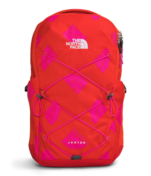 Mochila para Portátil The North Face Jester Commuter Rojo Rosa Estampado de Logotipo para Mujer