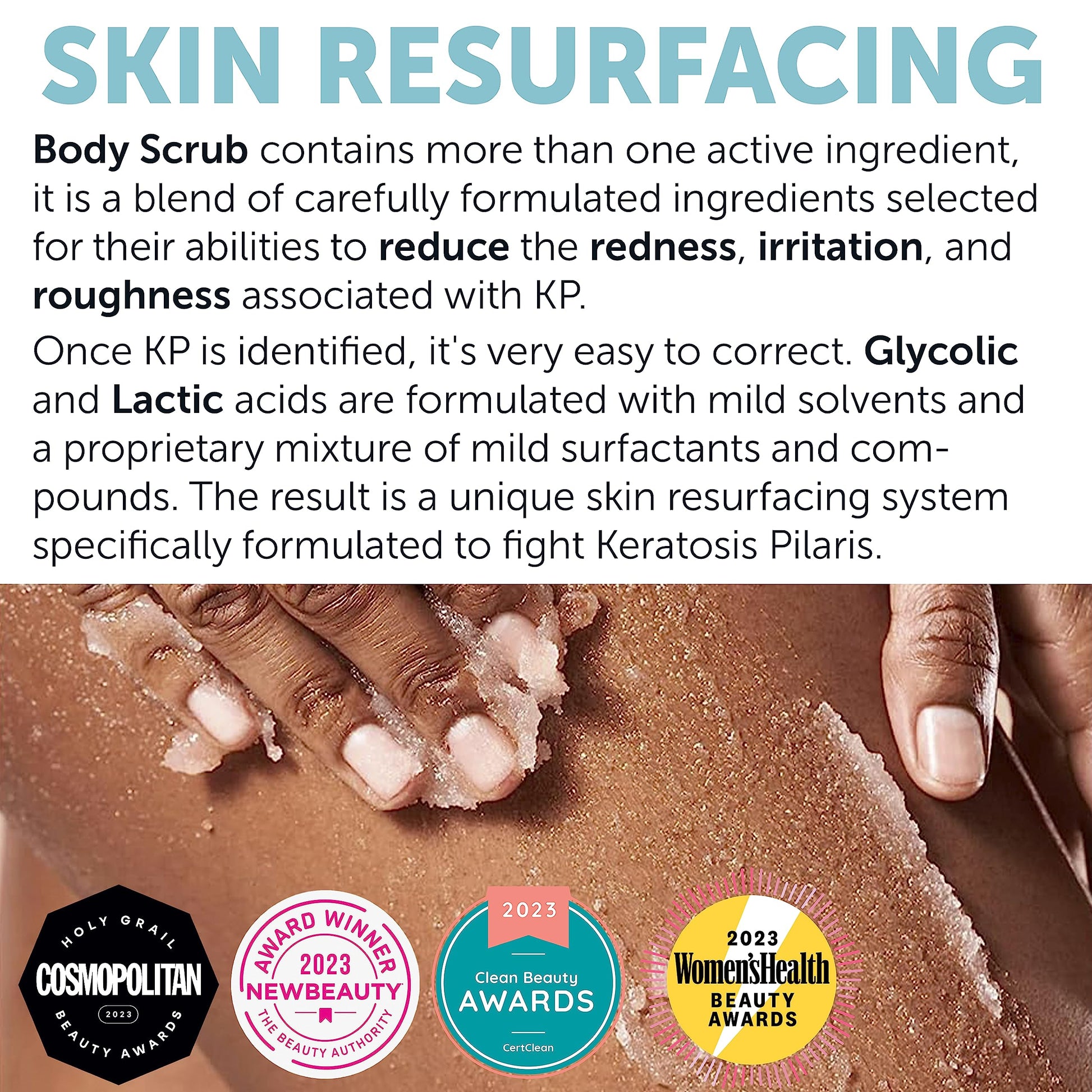 Exfoliante Corporal Rida Hair Research Institute KP Bump Eraser Queratosis Pilaris Mujeres