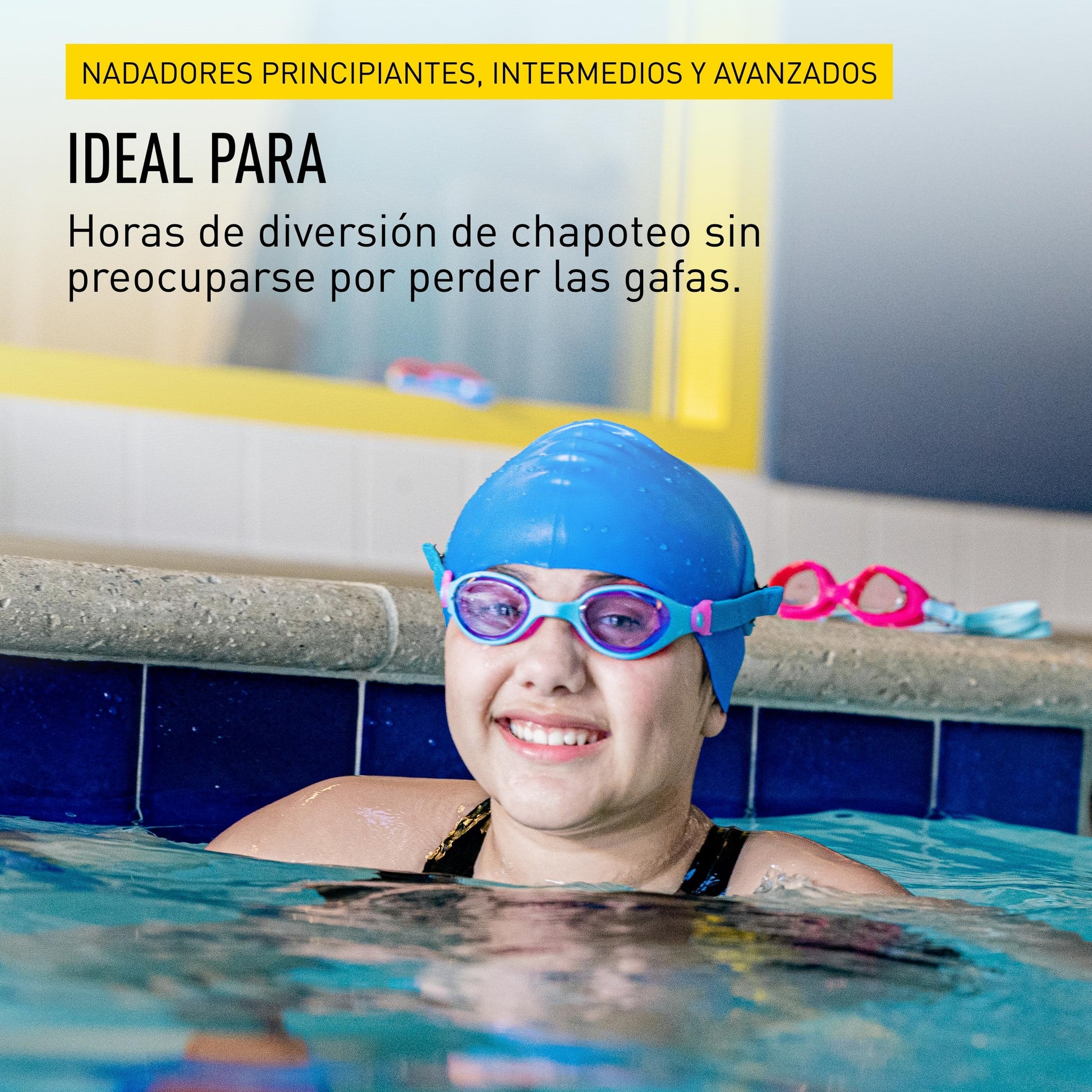 FINIS DragonFly - anteojos de natación para niños, de 3 a 8 años, protección UV, correa de neopreno flotante, ajuste de silicona suave, carcasa