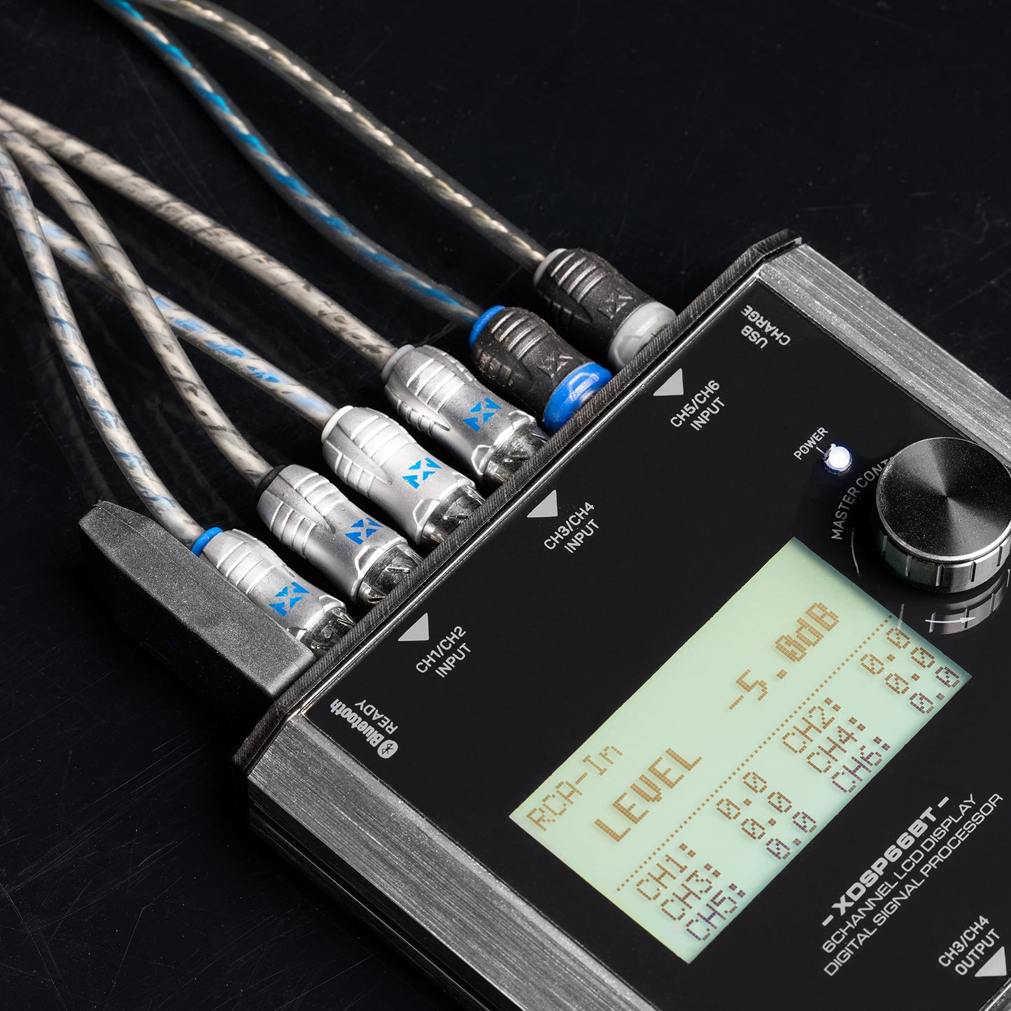 Procesador de Señal Digital NVX X-Series 6 Canales con Ecualizador Paramétrico de 15 Bandas y Pantalla LCD 2.7 Pulgadas con Bluetooth USB