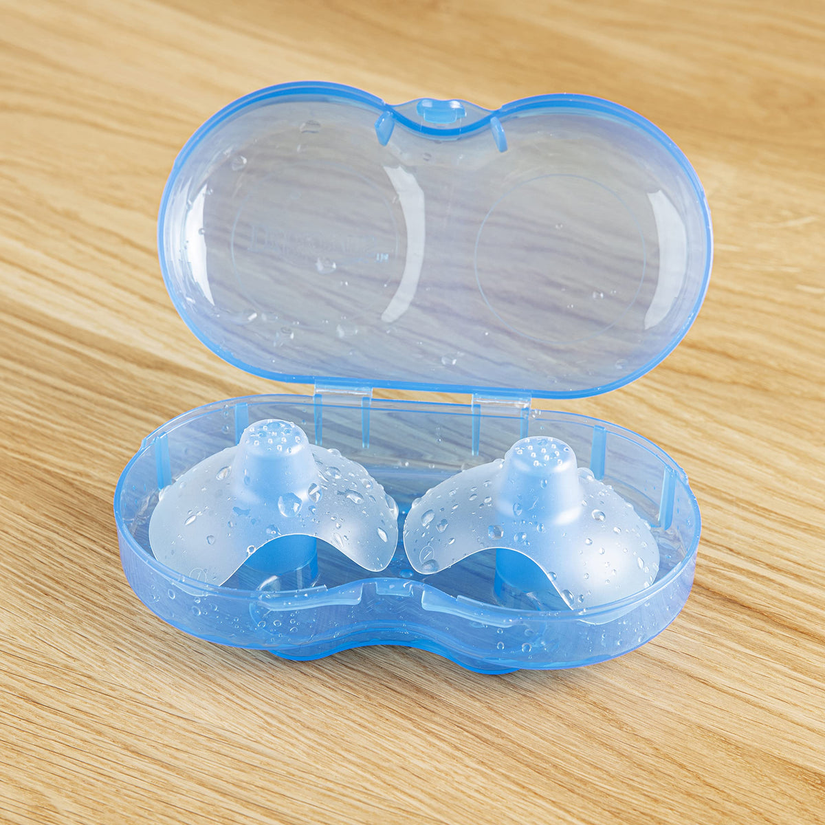 Dr. Brown's - Protectores para pezones con funda, tamaño 2-25 mm en adelante, ajuste elástico, para dificultades de pestillo, pezones planos/invertidos, protector para pezones de silicona