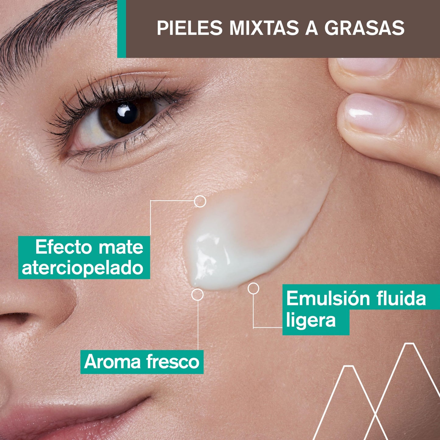 Uriage Hyseac Crema Facial Emulsión Matificante - Emulsión fluida-ligera, con efecto mate-aterciopelado - Para pieles mixtas a grasas - Controla los brillos, disminuye la apariencia de los poros y proporciona una hidratación duradera - No Comedogénico
