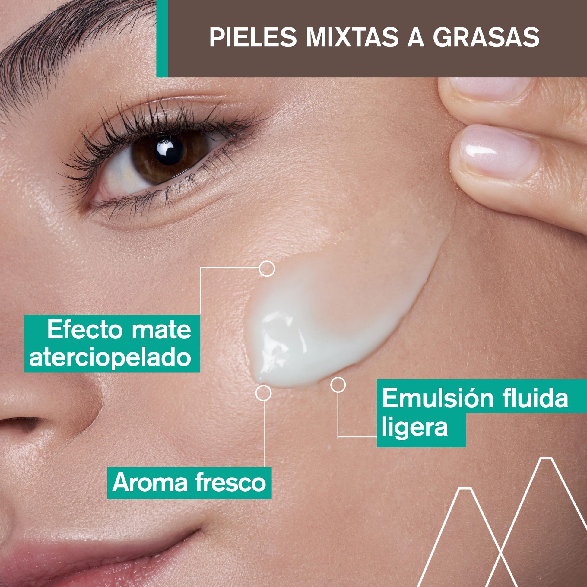 Uriage Hyseac Crema Facial Emulsión Matificante - Emulsión fluida-ligera, con efecto mate-aterciopelado - Para pieles mixtas a grasas - Controla los brillos, disminuye la apariencia de los poros y proporciona una hidratación duradera - No Comedogénico