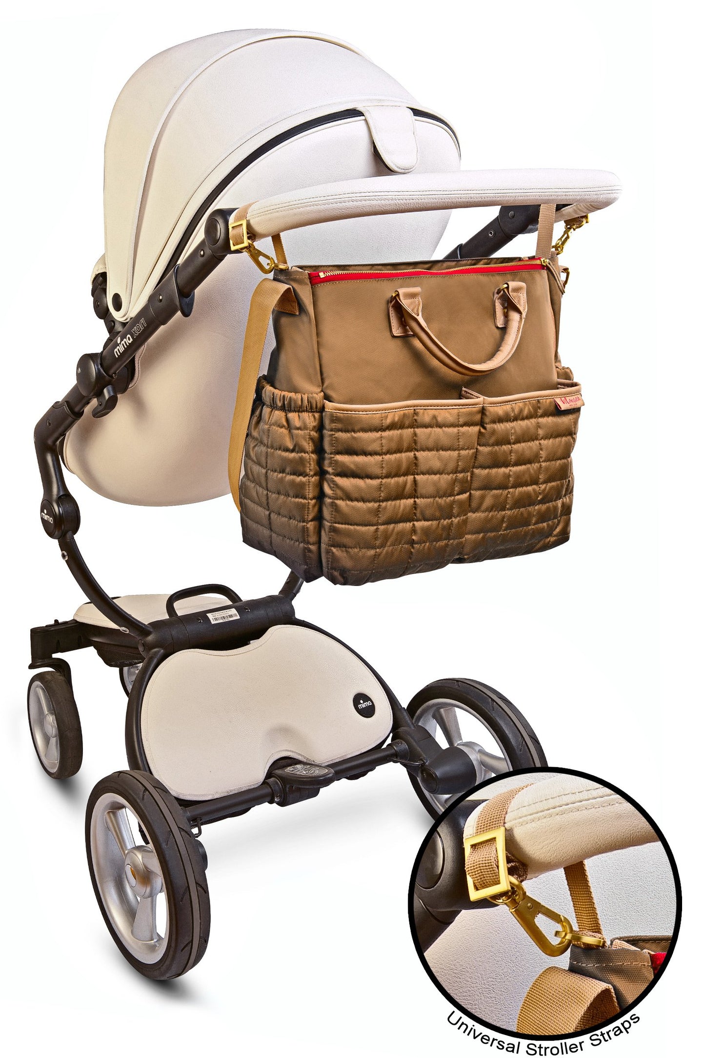 Maman Designer - Bolsa de pañales con cambiador a juego