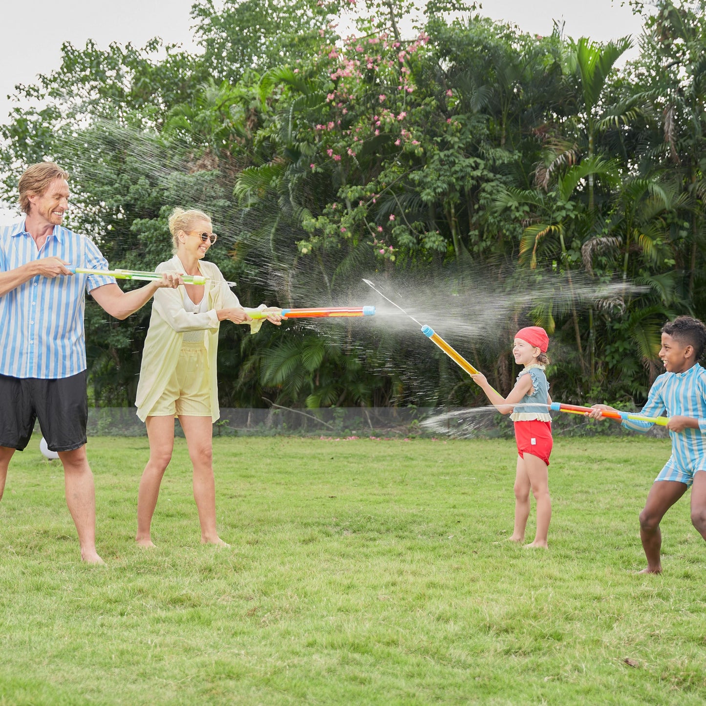 Rociadores de Agua JOYIN Sloosh Azul para Actividades al Aire Libre de Verano para Niños