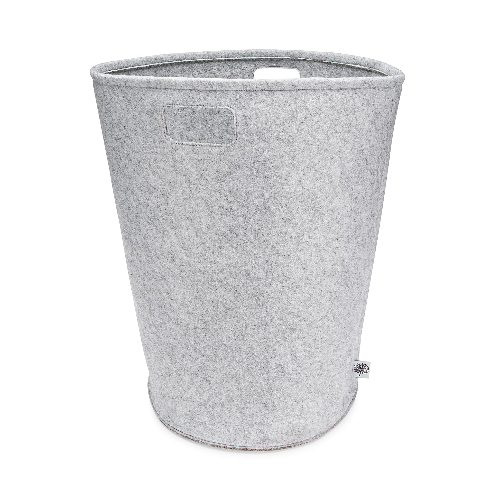 Parker - Cesta de almacenamiento de fieltro para guardería de bebé, color gris