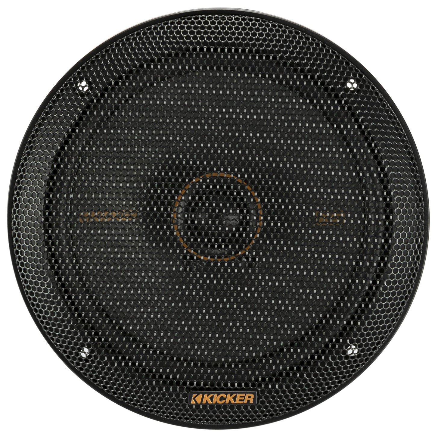 Sistema de altavoces coaxiales KICKER 51KSC6704, diseño de 2 vías, un (1) par, woofer/rango medio de polipropileno de 6.75 pulgadas (165 mm), tweeters de cúpula de seda de 3/4 pulgadas (20 mm), 100