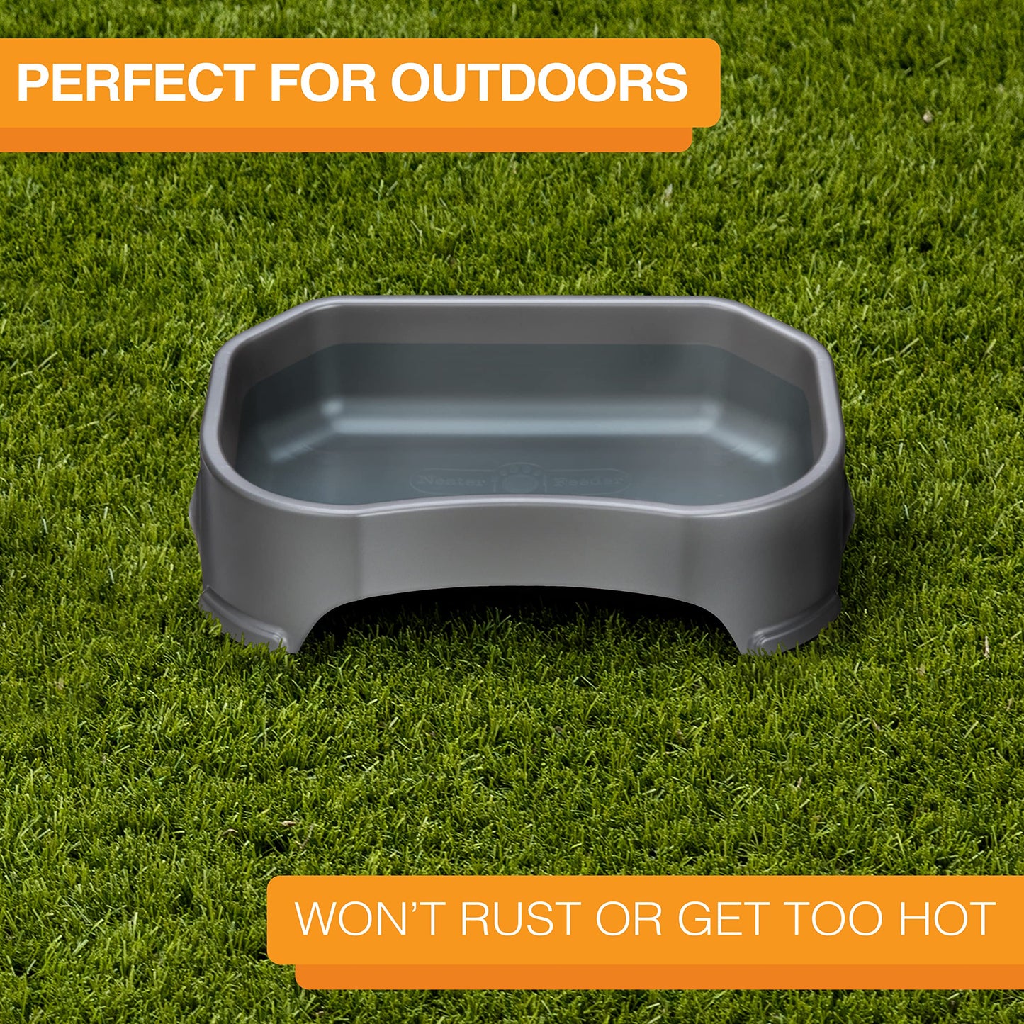 Cuenco de Agua Neater Pet Brands Gris Plomizo Extra Grande para Perros