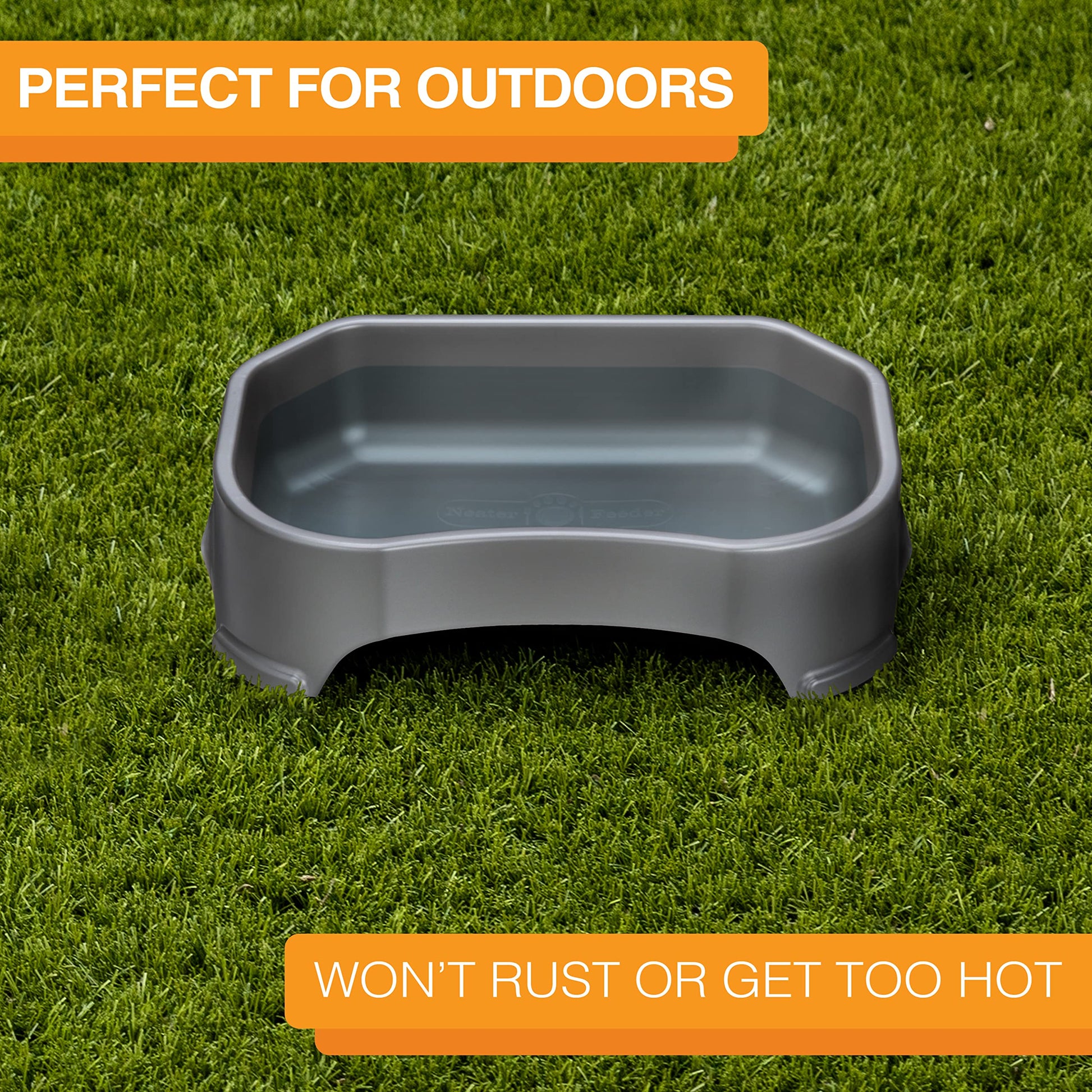Cuenco de Agua Neater Pet Brands Gris Plomizo Extra Grande para Perros