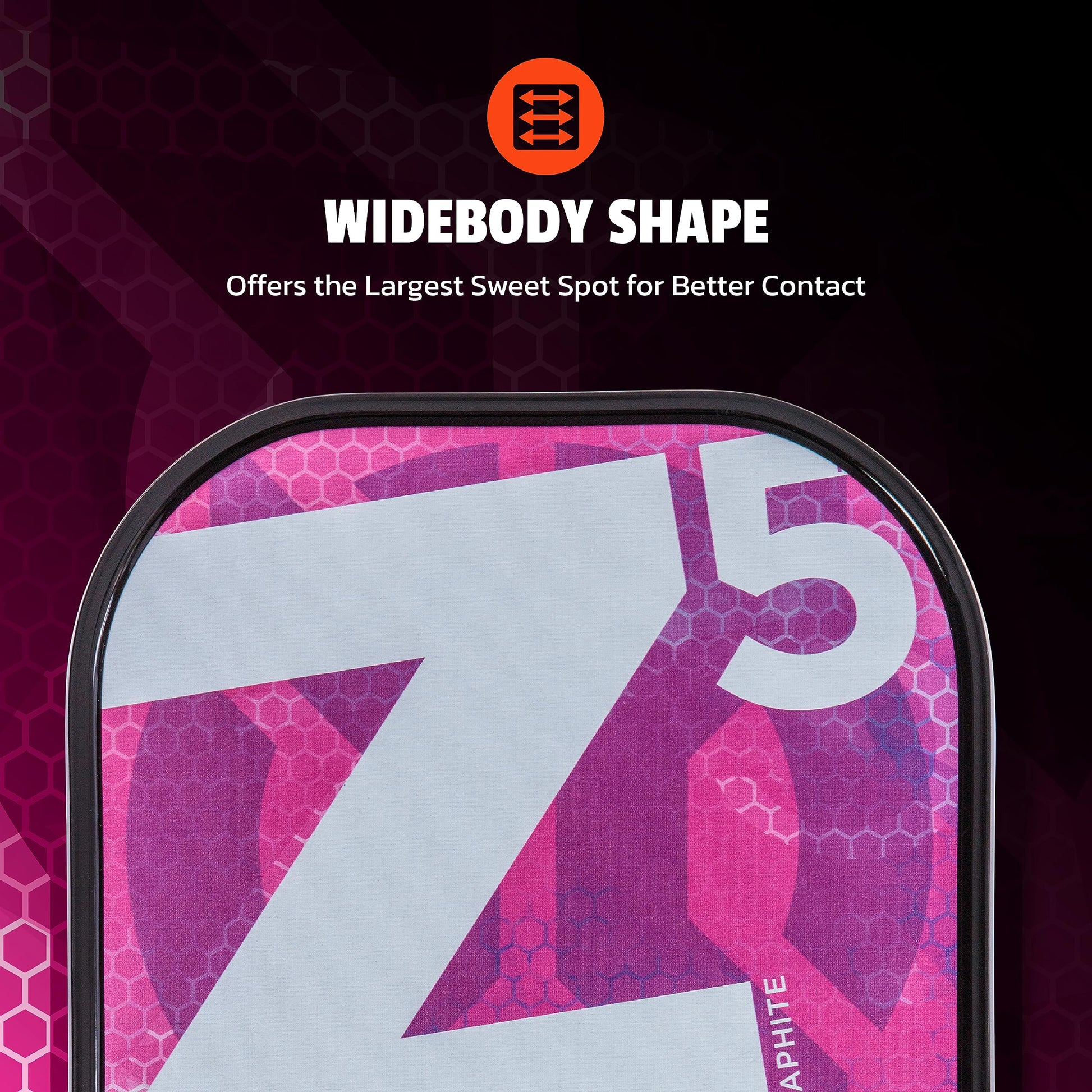 Pala de Pickleball ONIX Graphite Mod Z5 Grafito Fibra de Carbono con Agarre Cómodo