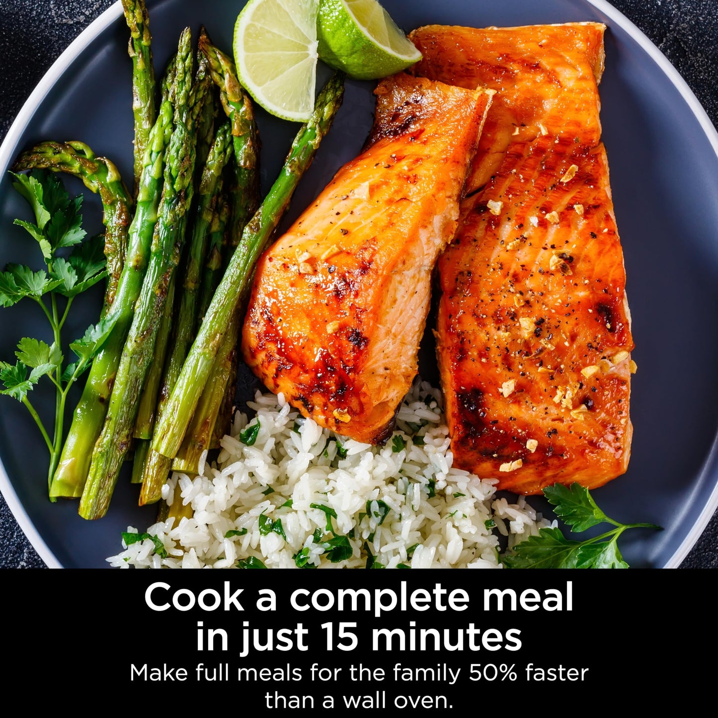 Ninja Combi Multicocina, horno y freidora de aire, comidas completas en 15 minutos, funciones 14 en 1, cocina combinada + freír al aire, hornear, asar, cocción lenta y más, 3 accesorios, acero