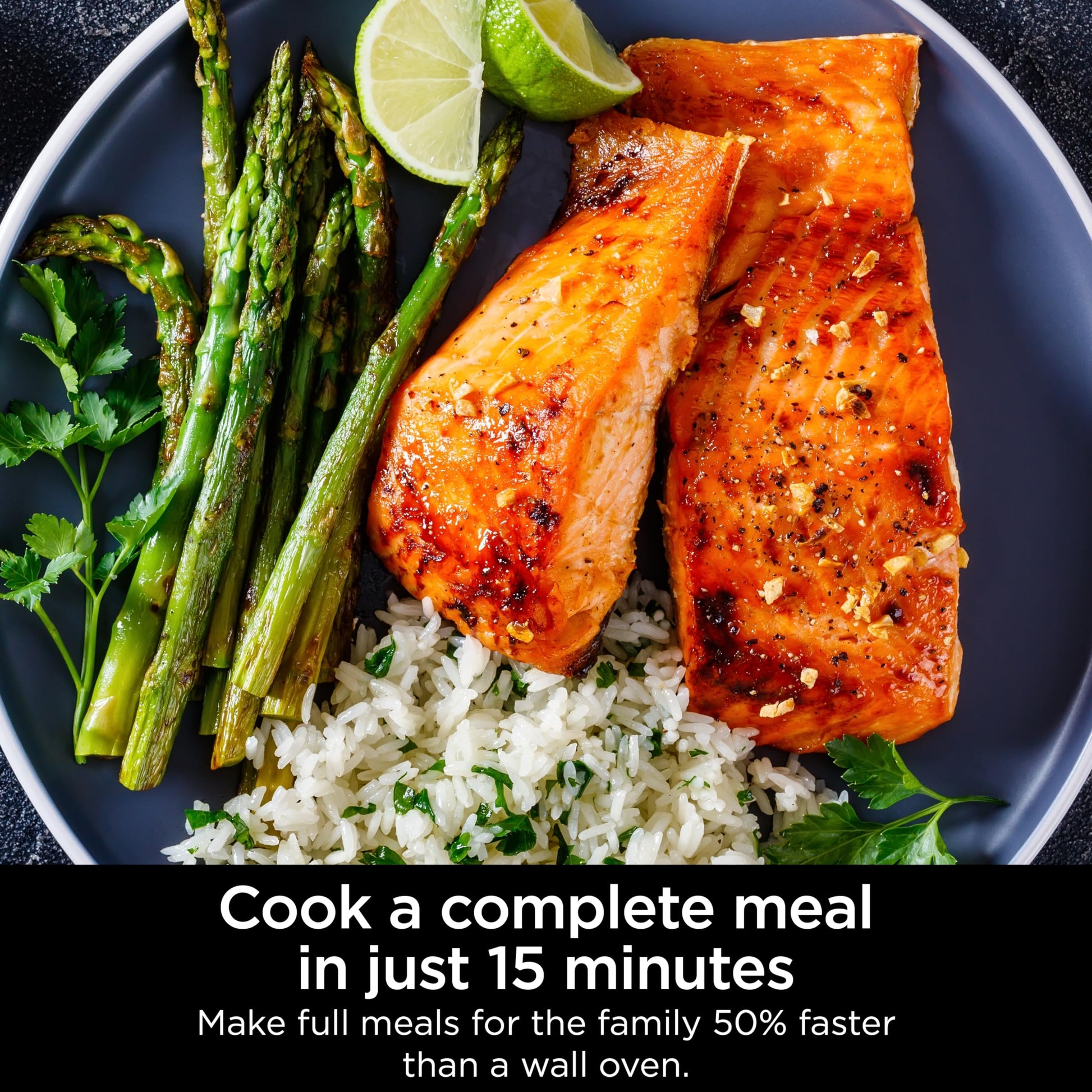 Ninja Combi Multicocina, horno y freidora de aire, comidas completas en 15 minutos, funciones 14 en 1, cocina combinada + freír al aire, hornear, asar, cocción lenta y más, 3 accesorios, acero
